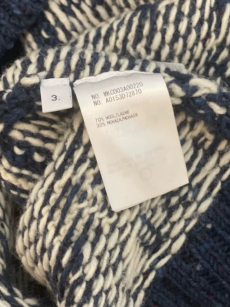 Thom Browne Thom browne Dark blue white retro jacquard four-striped woo Size US L / EU 52-54 / 3 - 6 Thumbnail