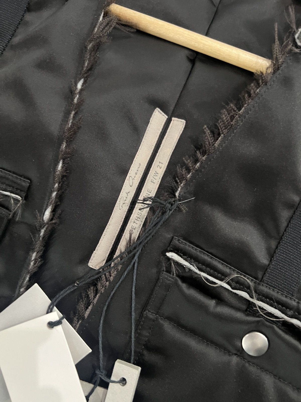Rick Owens AW21 Rick Owens Gethsemane Unfinished Distressed Gilet Vest Size US M / EU 48-50 / 2 - 4 Thumbnail