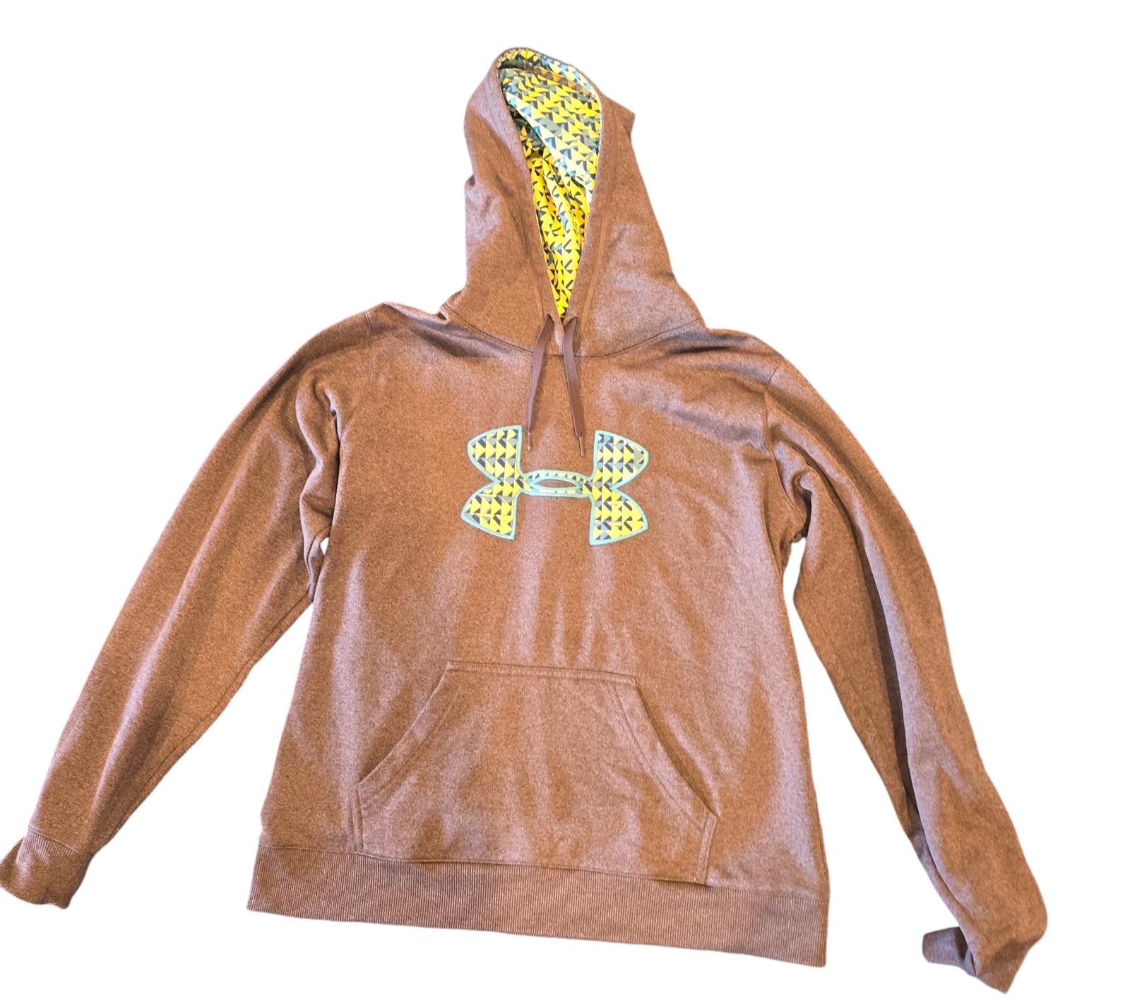 Under Armour Under Armour Gray Hoodie with Colorful Lining Size L / US 10 / IT 46 - 1 Thumbnail