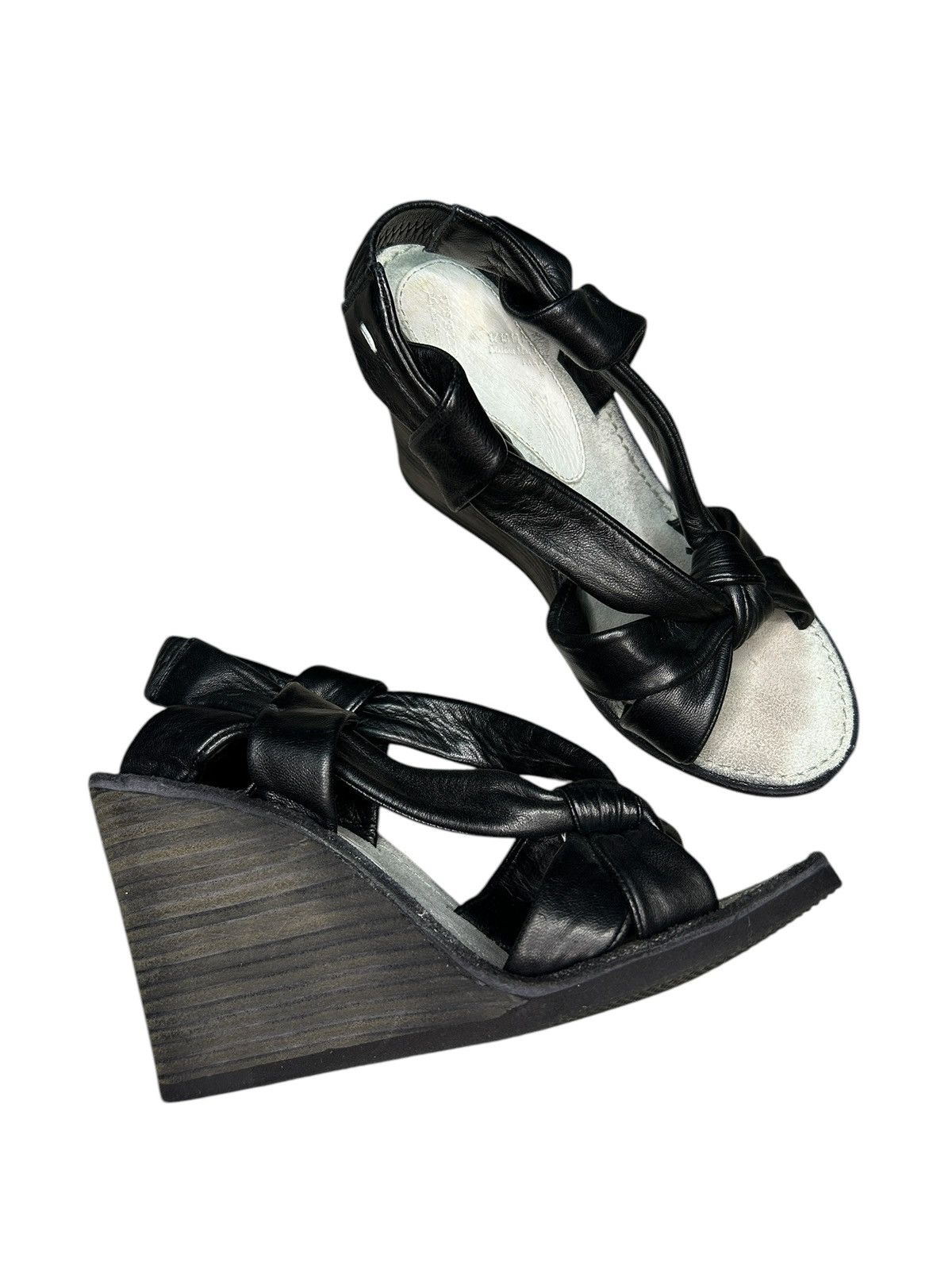 Maison Margiela 00s Knotted Wedge Size US 7 / IT 37 - 1 Thumbnail