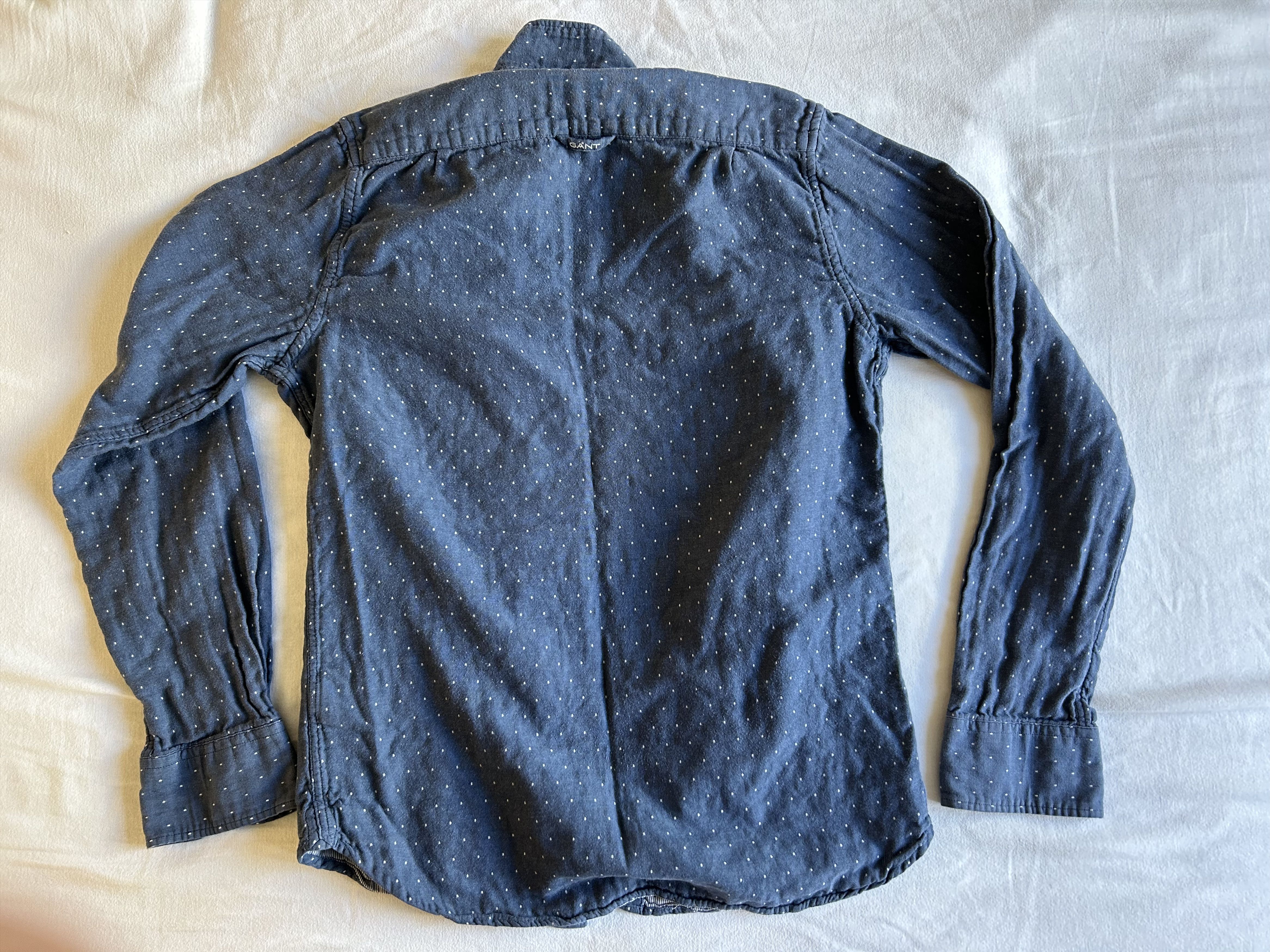 Gant Gant super-soft cotton dotted navy shirt Size US S / EU 44-46 / 1 - 3 Thumbnail