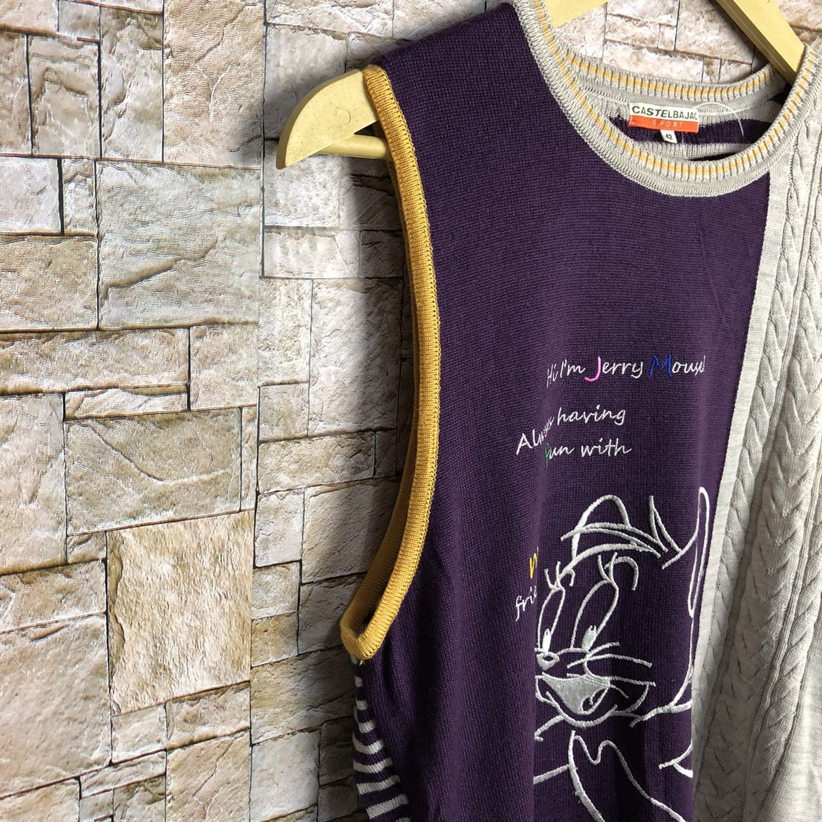 Jean Charles De Castelbajac Jean Charles De Castelbajac X Tom & Jerry Purple shirt #A423 Size US XS / EU 42 / 0 - 8 Thumbnail