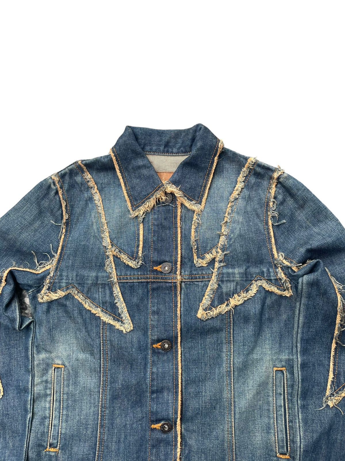 Japanese Brand Vivayou Custom Denim Jacket Size S / US 4 / IT 40 - 3 Thumbnail