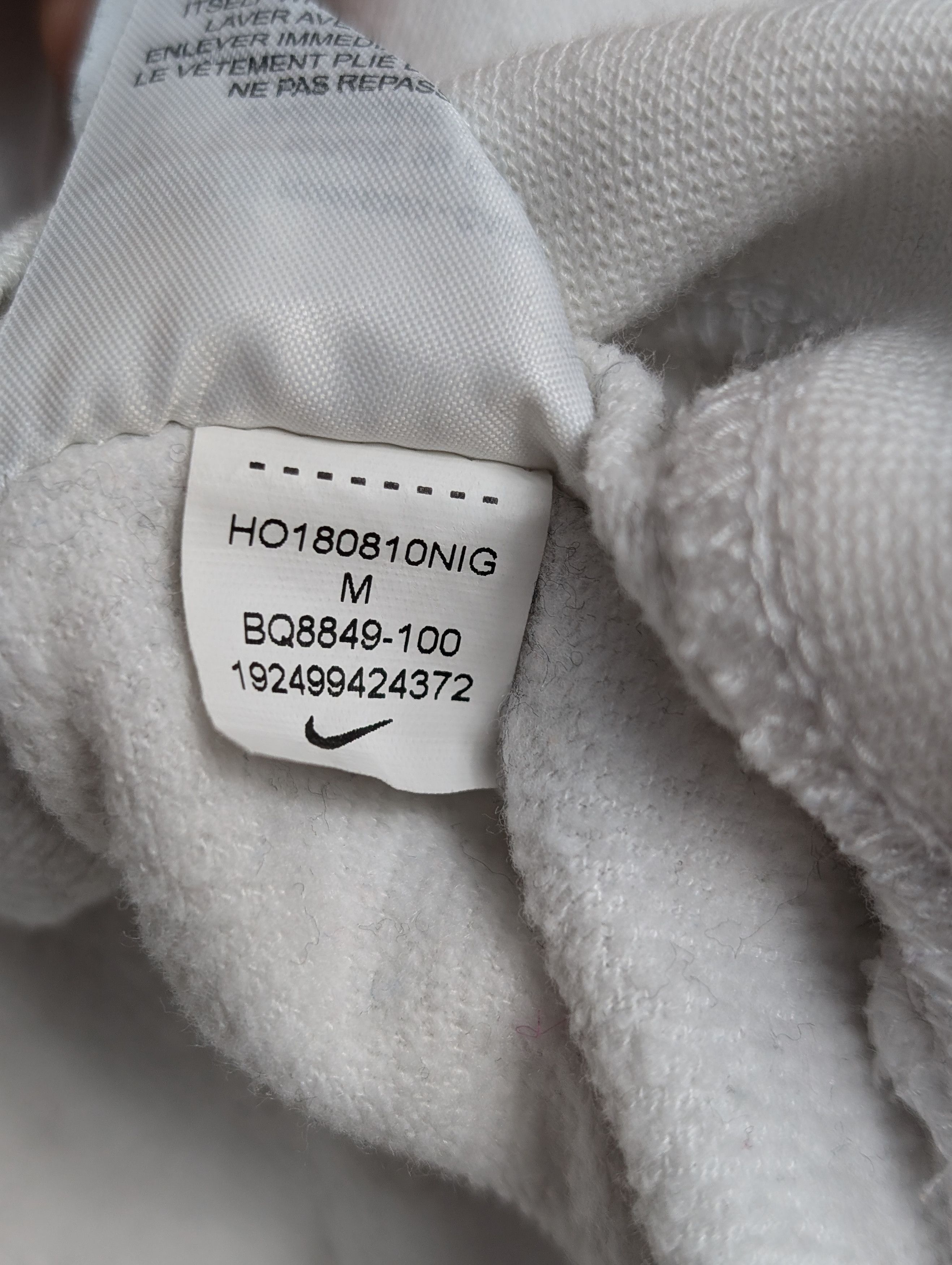 Nike Nike Sportswear White Gold Logo Hoodie Retro Y2K Size M / US 6-8 / IT 42-44 - 5 Thumbnail