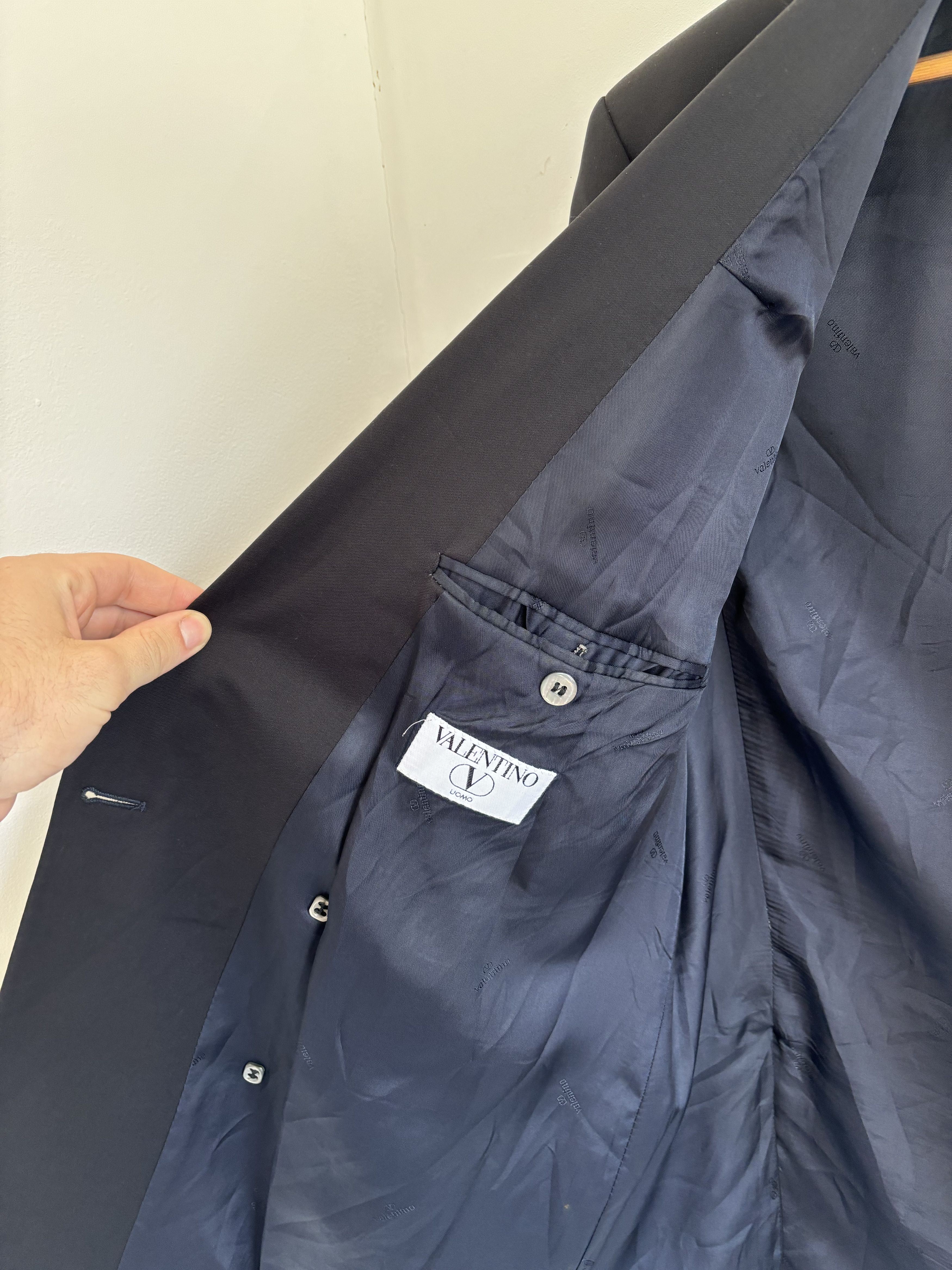 Valentino Vintage Valentino Double Breated Wool Blazer size 50 Size 50R - 4 Thumbnail