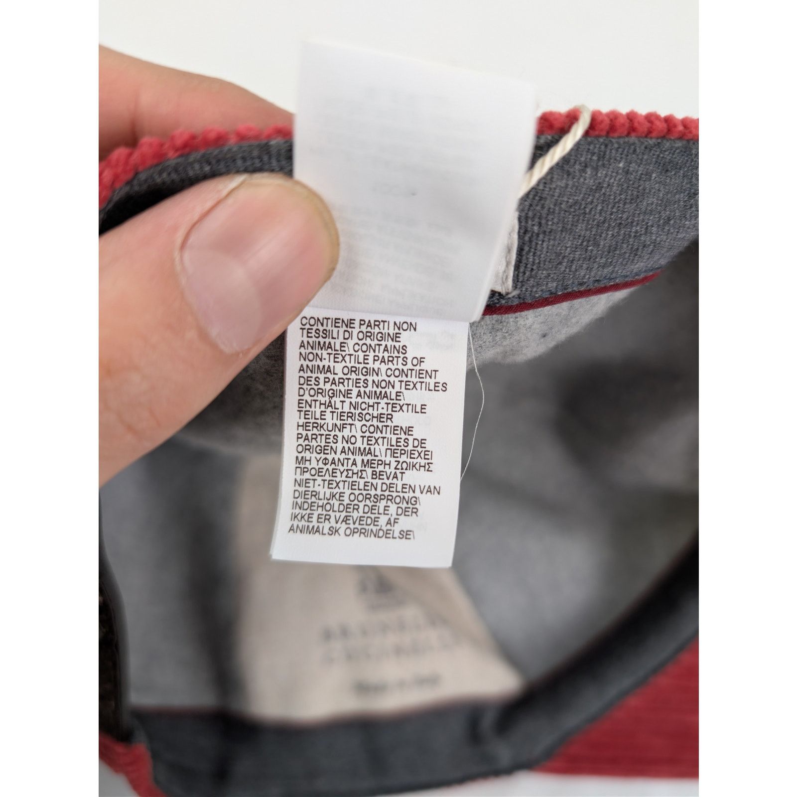 Brunello Cucinelli o1rshd1 CC20 Size: M / Baseball Cap / hat in Red Size ONE SIZE - 16 Thumbnail