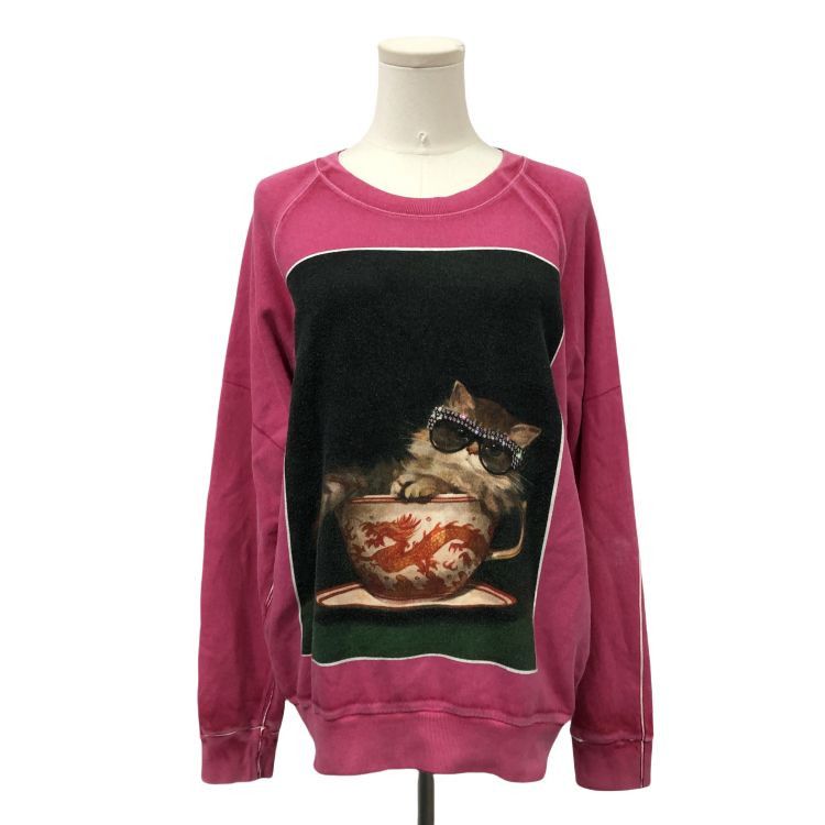 Gucci Gucci Cat Graphic Sweatshirt Size XS Size XS / US 0-2 / IT 36-38 - 1 Thumbnail