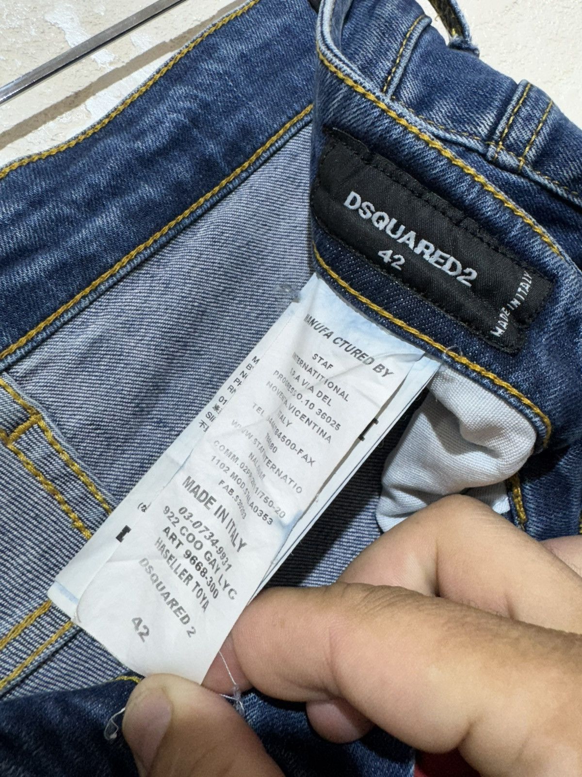 Dsquared2 Dsquared2 Jeans Made in Italy Size 42 Size 28" / US 6 / IT 42 - 14 Thumbnail