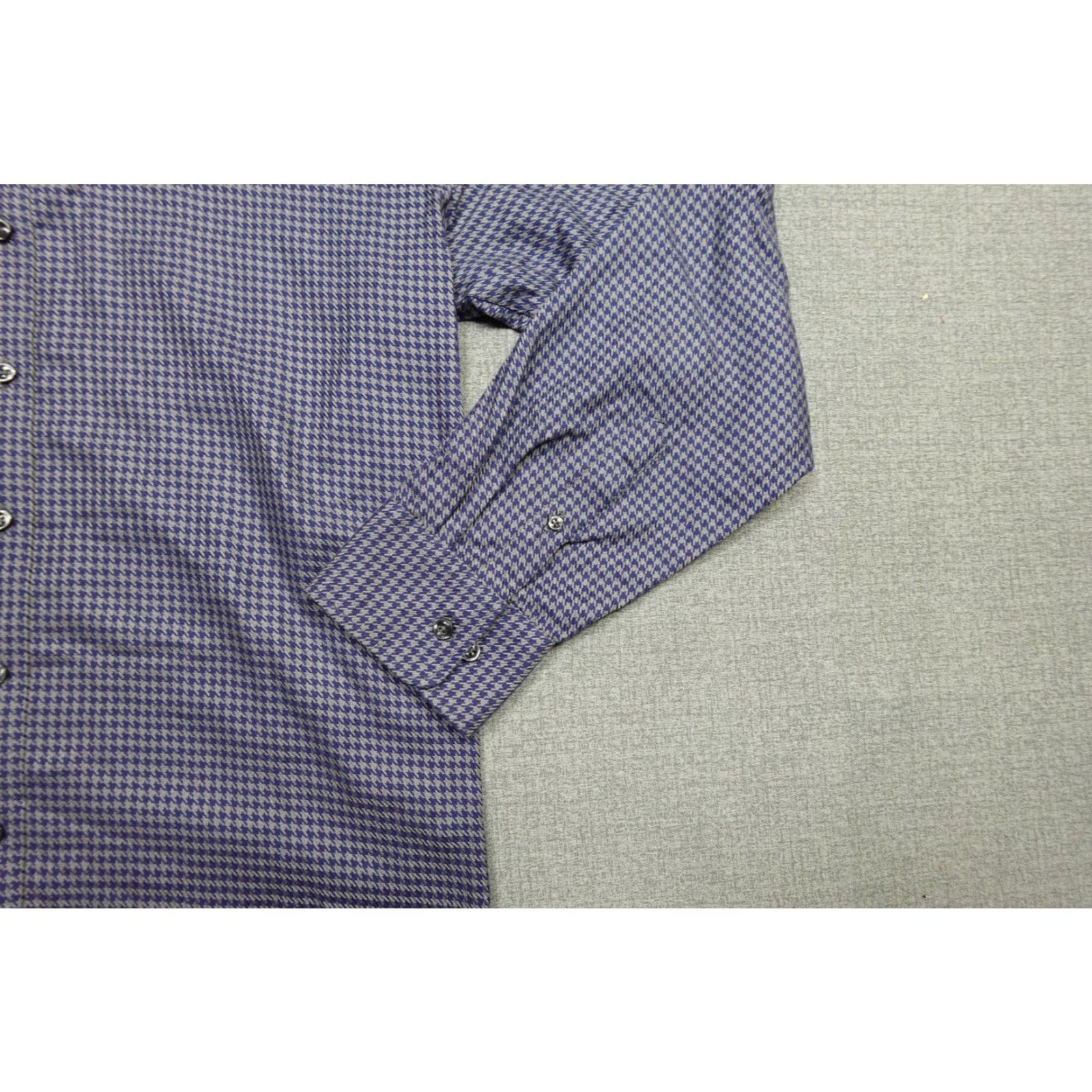 Vintage Twillory Button-Front Shirt Mens 2XL Blue Cotton Blend Plaid Button-Up Casual Long Sleeve Size US XXL / EU 58 / 5 - 2 Thumbnail