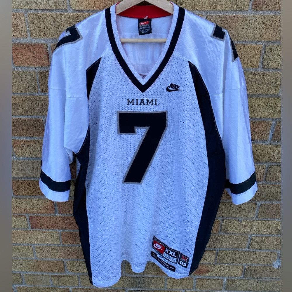 Nike × Vintage Miami Of Ohio Nike Ben Roethlisberger Jersey Uprising 2003 Size US XXL / EU 58 / 5 - 1 Thumbnail