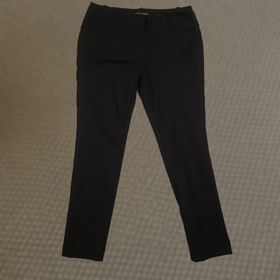 Vintage VINTAGE INC International Concepts Women Dress Pants 10P Black Size 32" / US 10 / IT 46 - 1 Thumbnail