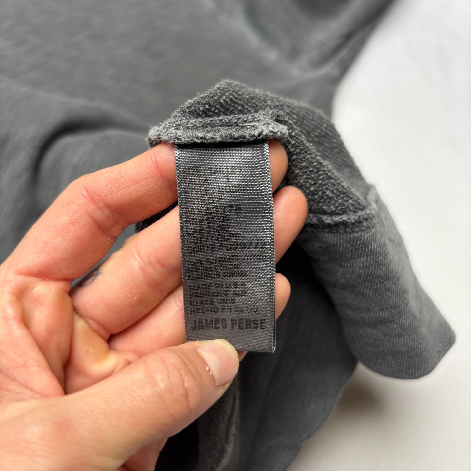 James Perse Standard James Perse Vintage French Terry Sweatshirt Men's 1 Size US S / EU 44-46 / 1 - 7 Thumbnail