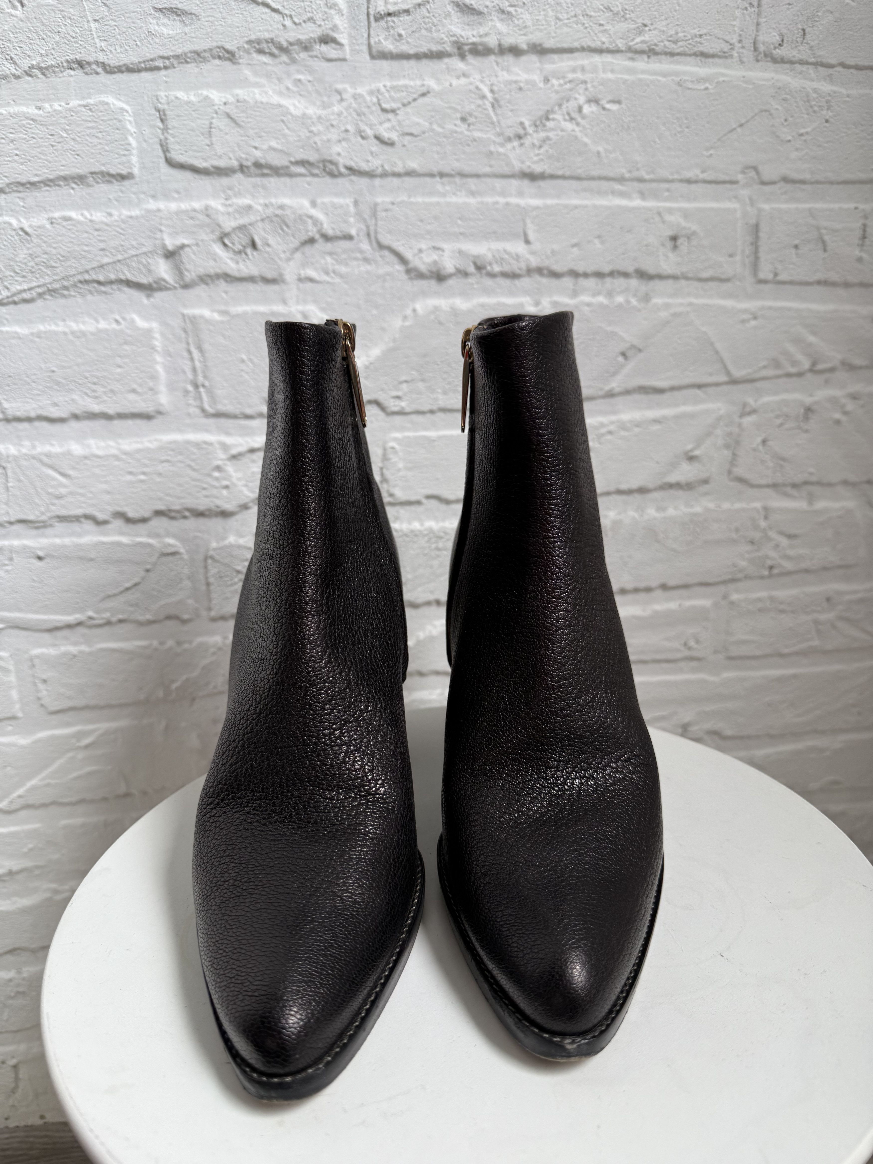 Jil Sander Jil Sander Black Leather Ankle Boots Size US 6 / IT 36 - 7 Thumbnail