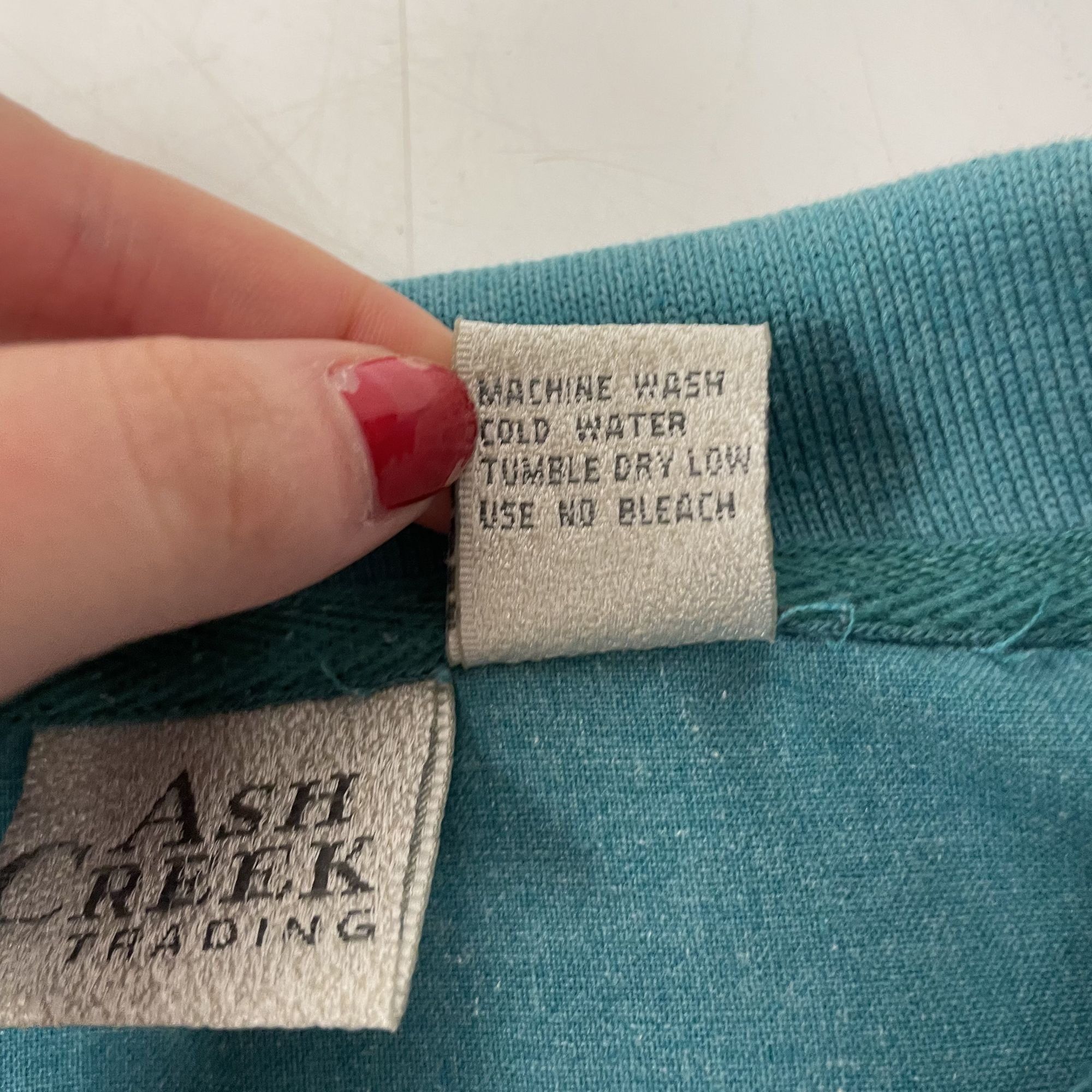 Other Vtg Ash Creek BLUE White POLO Banded Waist Golf Shirt Size US XL / EU 56 / 4 - 5 Thumbnail