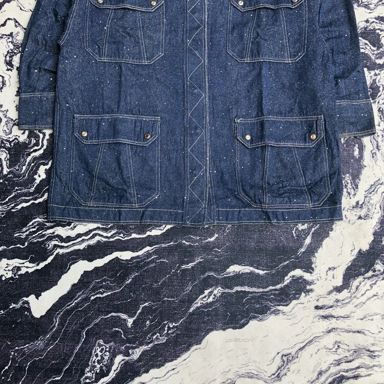 Fendi Fendi Speckled Glitter Denim Overshirts Size US M / EU 48-50 / 2 - 3 Thumbnail