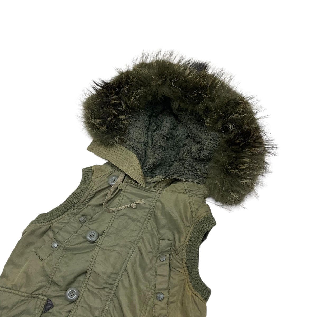 If Six Was Nine × Le Grande Bleu (L.G.B.) Japanese Brand GOA Vest Faux Fur Vest Jacket Size US S / EU 44-46 / 1 - 4 Thumbnail