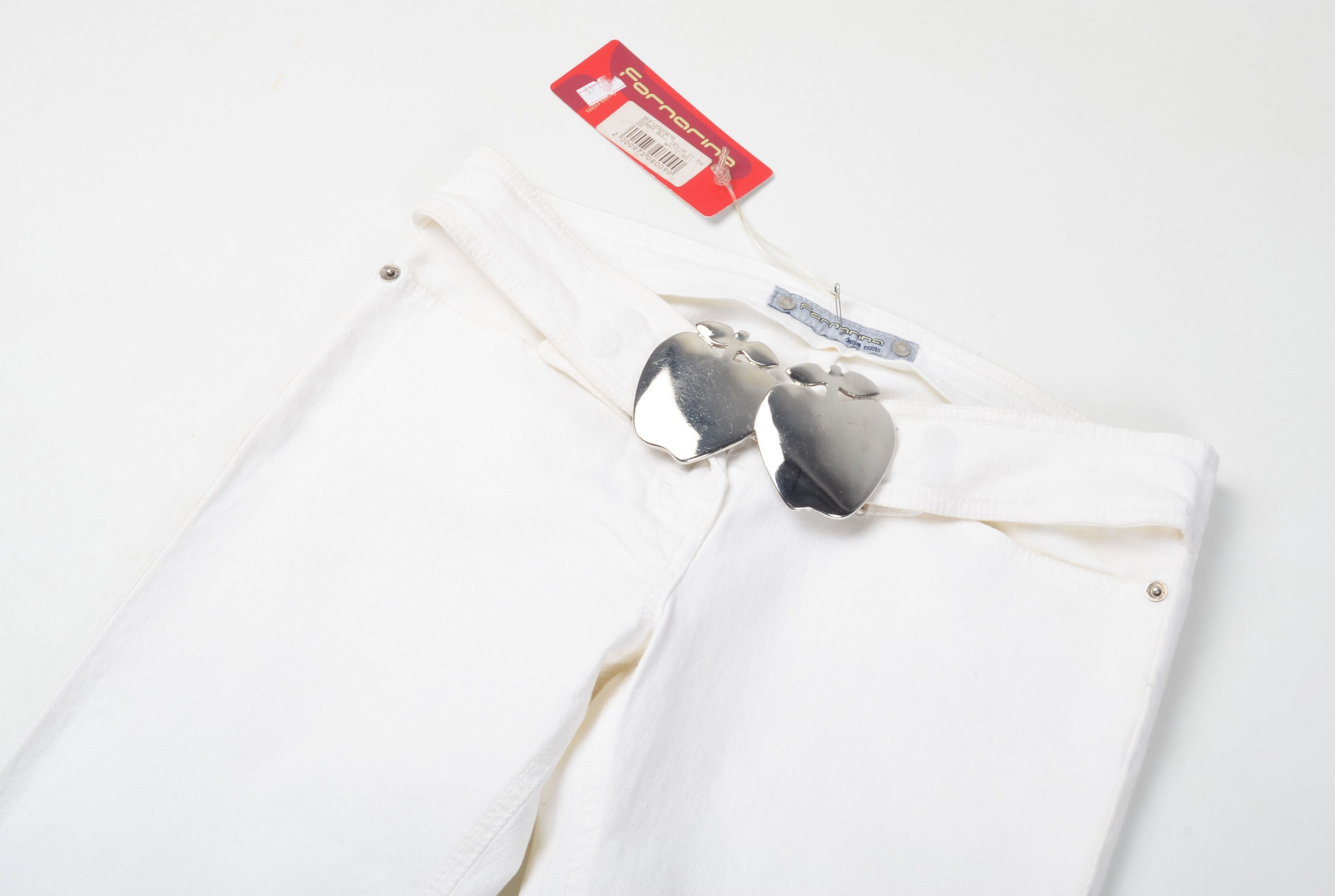 Designer × Vintage Vintage Fornarina Y2K Coquette Low Rise Boot Cut Jeans Size 29" - 2 Thumbnail