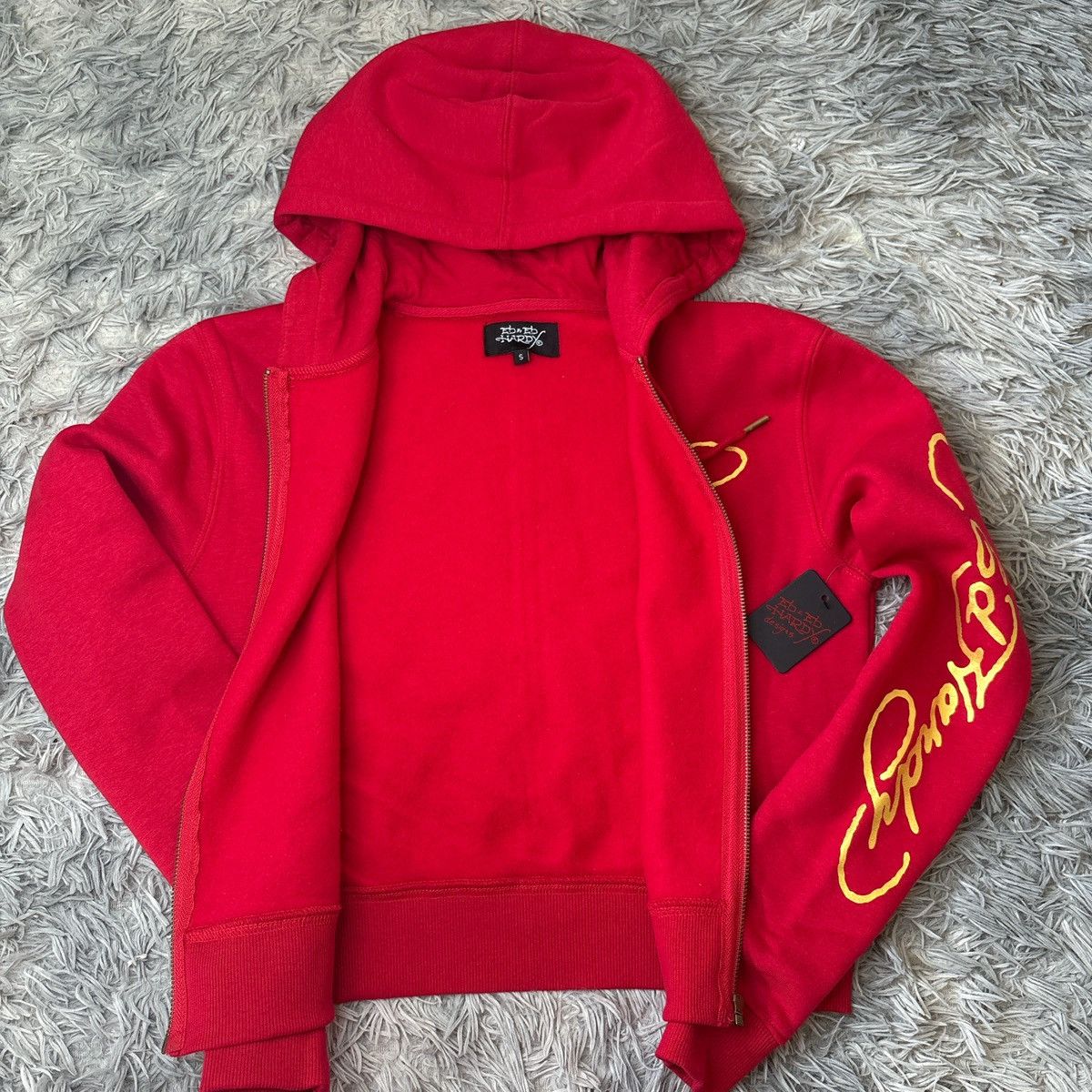 Ed Hardy Ed Hardy red full-zip hoodie Size S / US 4 / IT 40 - 2 Thumbnail