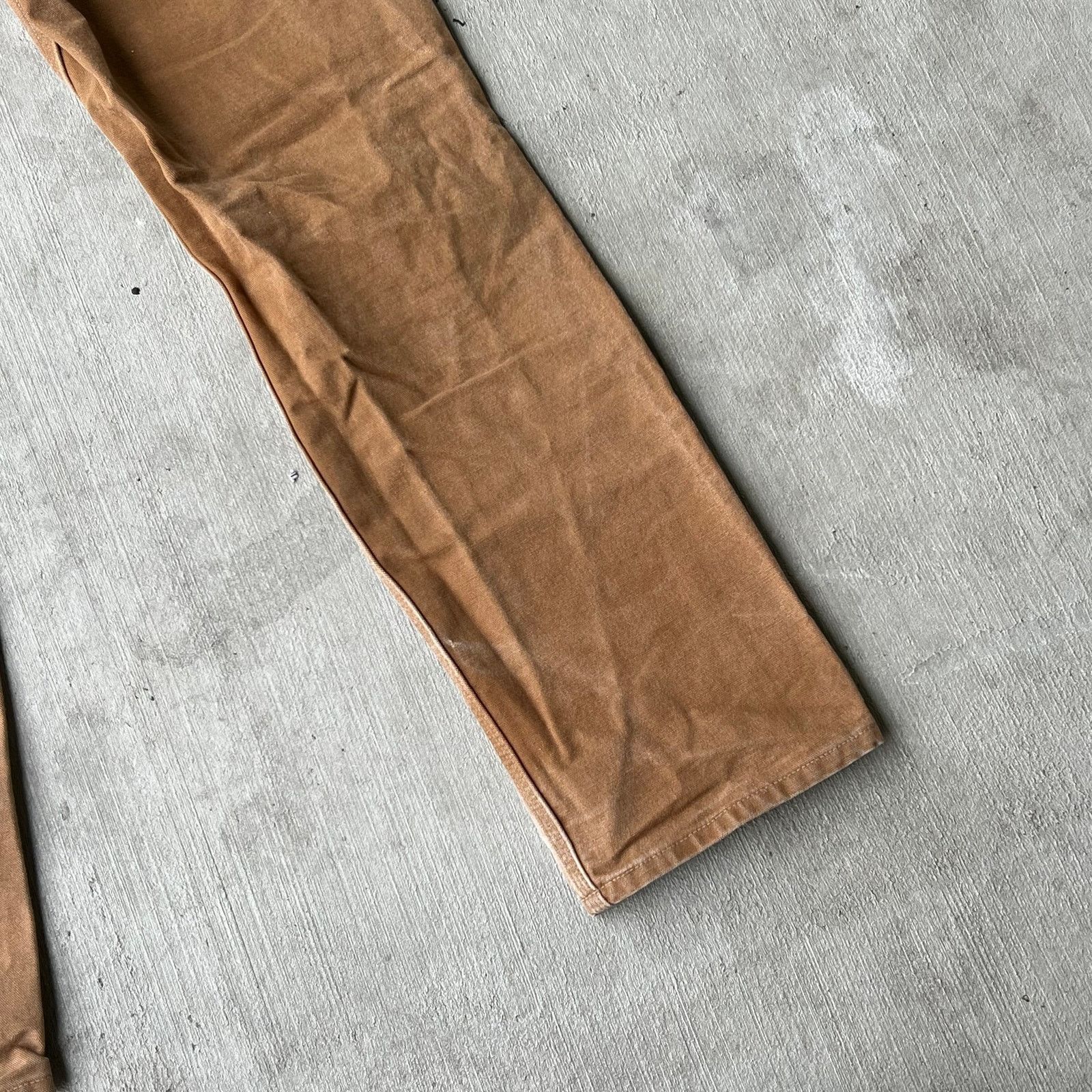 Carhartt × Vintage Carhartt brown double knee work wear carpenter pants Size US 27 - 12 Thumbnail