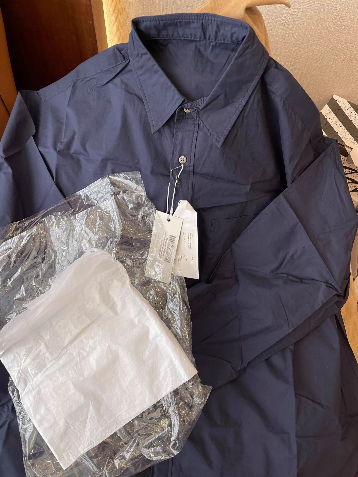 Other FreshService 22SS UTILITY B.D Oversized Long Sleeve Shirt Navy Size US M / EU 48-50 / 2 - 5 Thumbnail