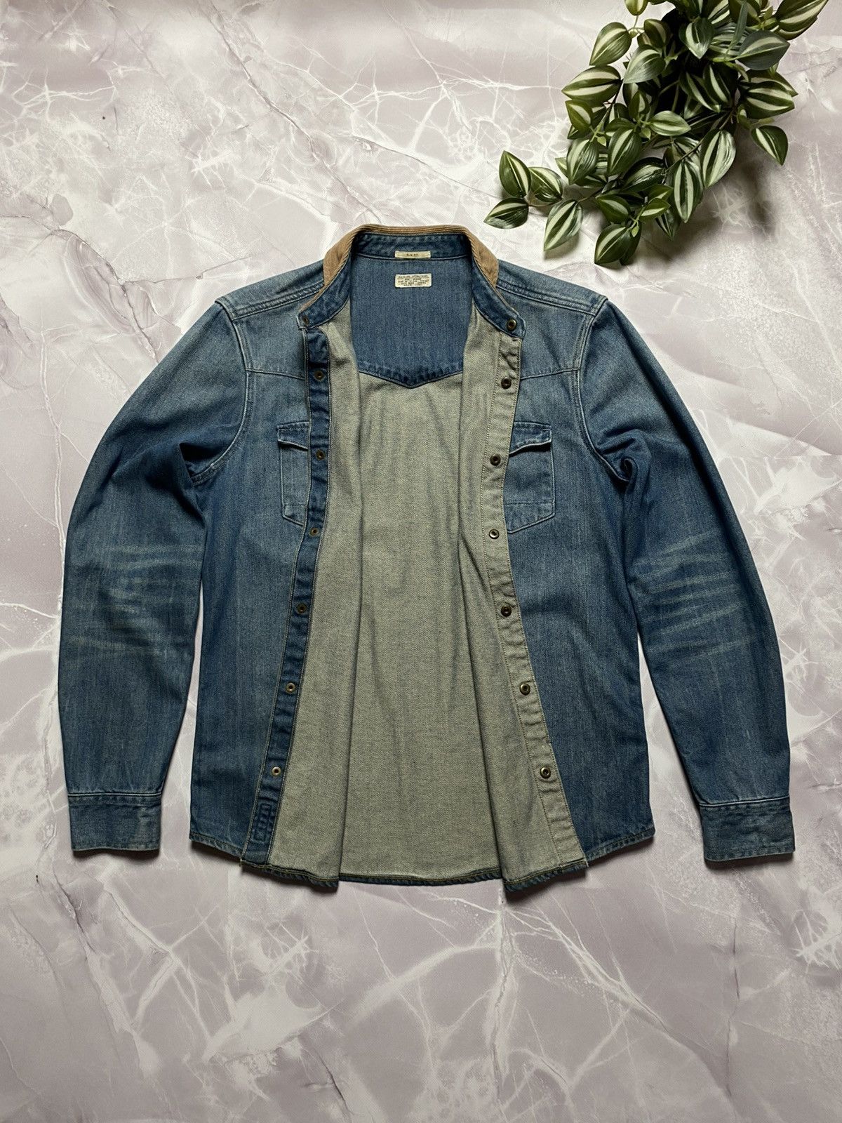 Allsaints Allsaints Bedford LS Shirt Denim Overshirt Mens Size M Size US M / EU 48-50 / 2 - 5 Thumbnail