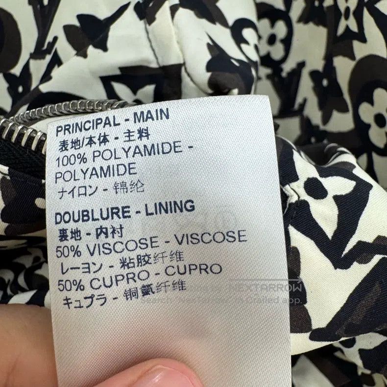 Louis Vuitton Louis Vuitton Black and white graffiti-covered assault jac Size XS / US 0-2 / IT 36-38 - 5 Thumbnail