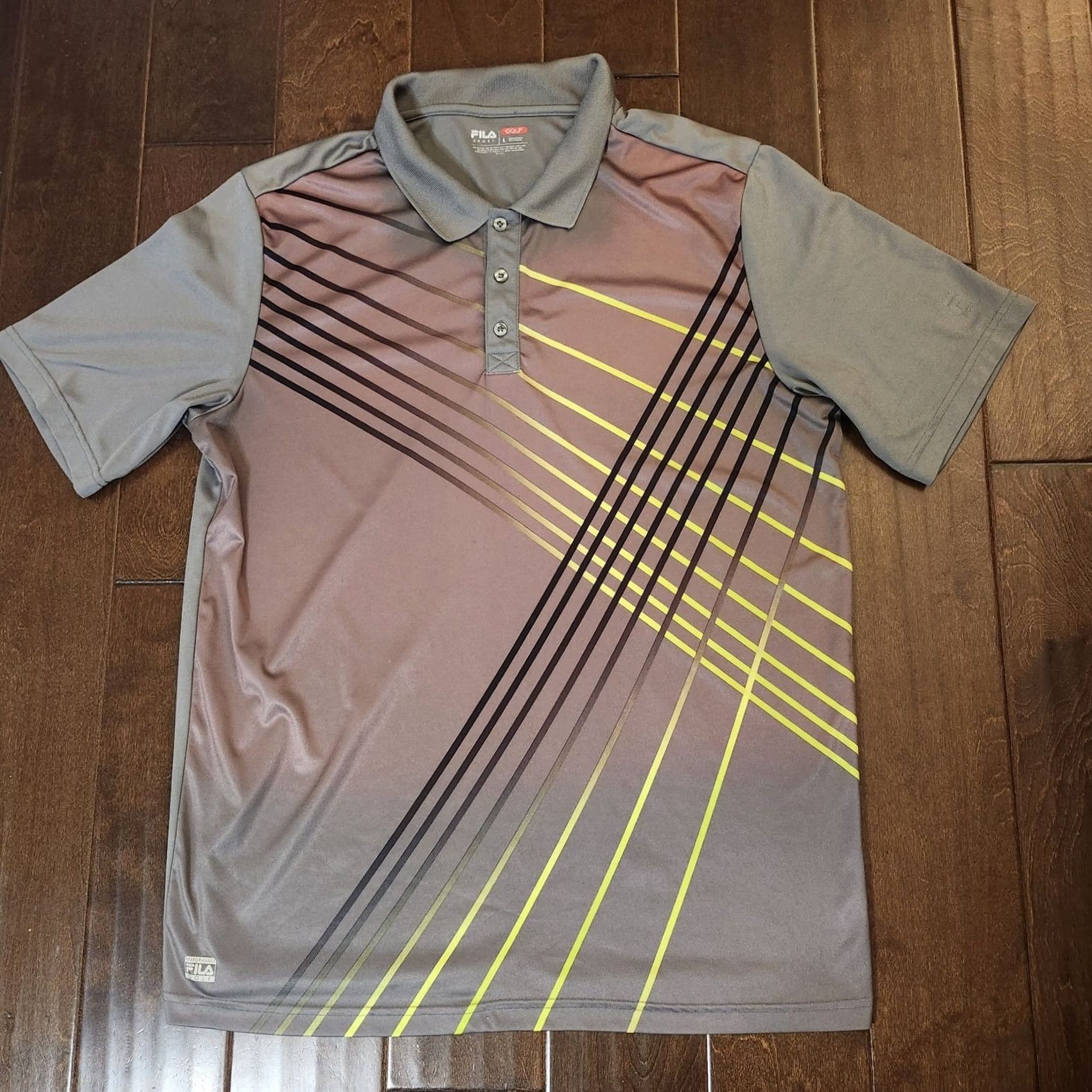 Fila FILA PERFORMANCE POLO SHIRT - Geometric Athletic - Large Size US L / EU 52-54 / 3 - 2 Thumbnail