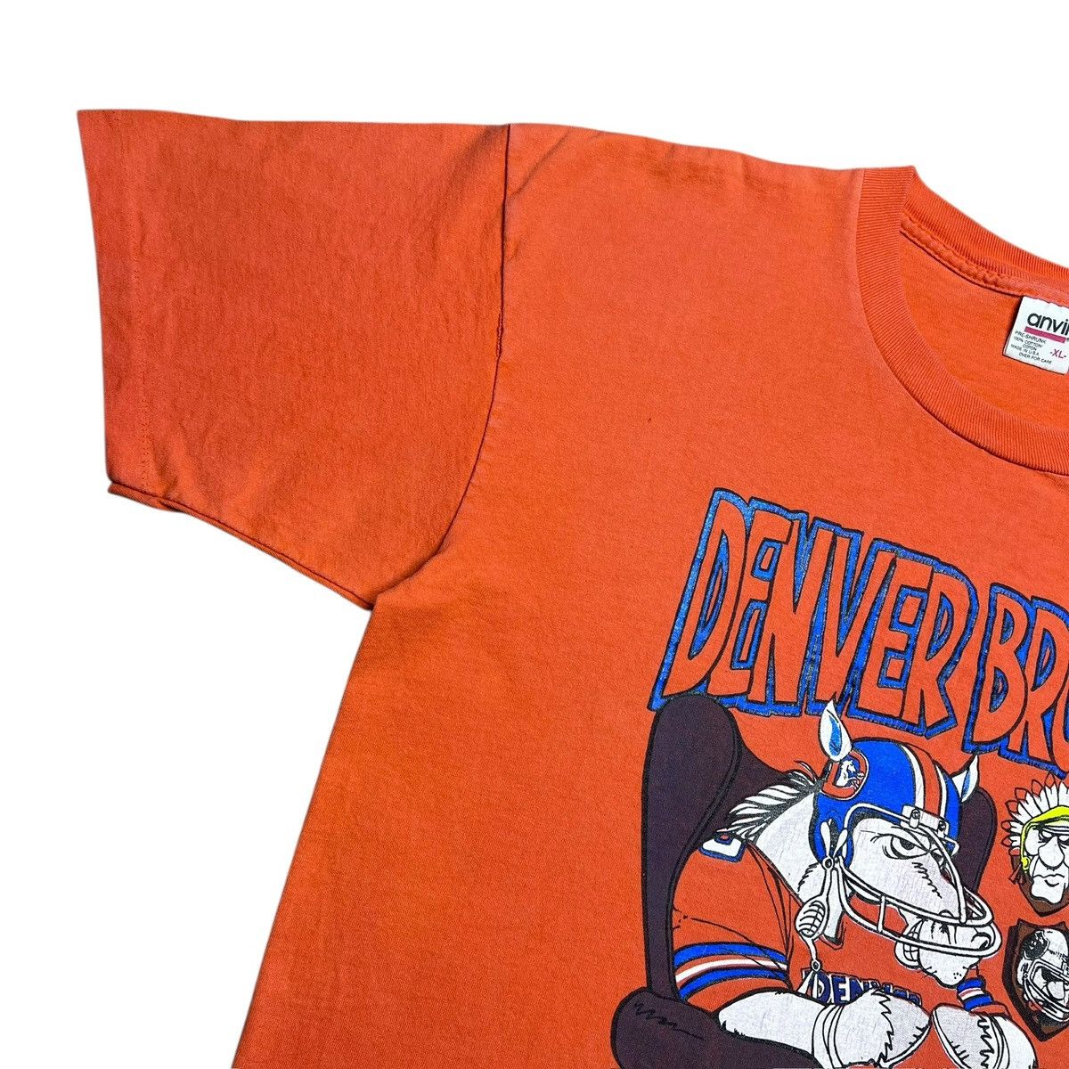 NFL Vintage 1993 NFL Denver Broncos Hunt Club Graphic T-Shirt Size US XL / EU 56 / 4 - 5 Thumbnail
