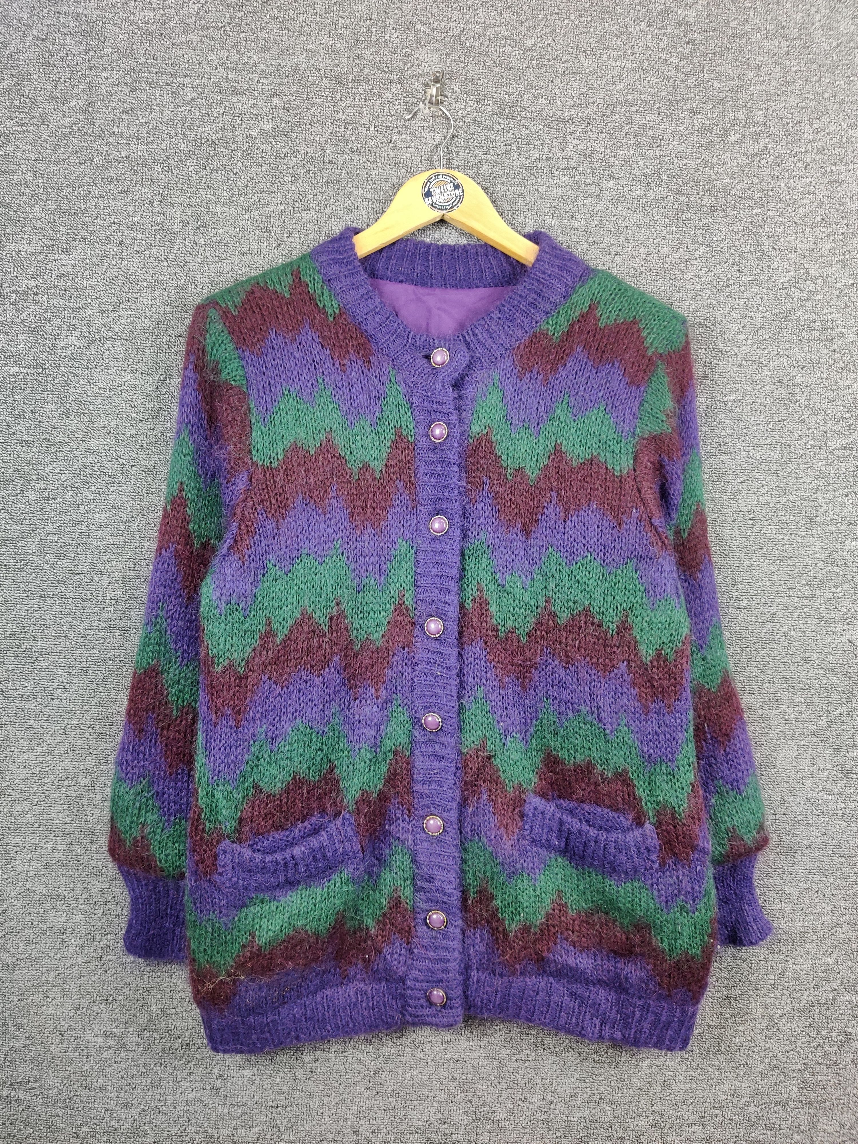Aran Isles Knitwear Vintage Cardigan Button Up Made Unbrand Size US L / EU 52-54 / 3 - 1 Thumbnail