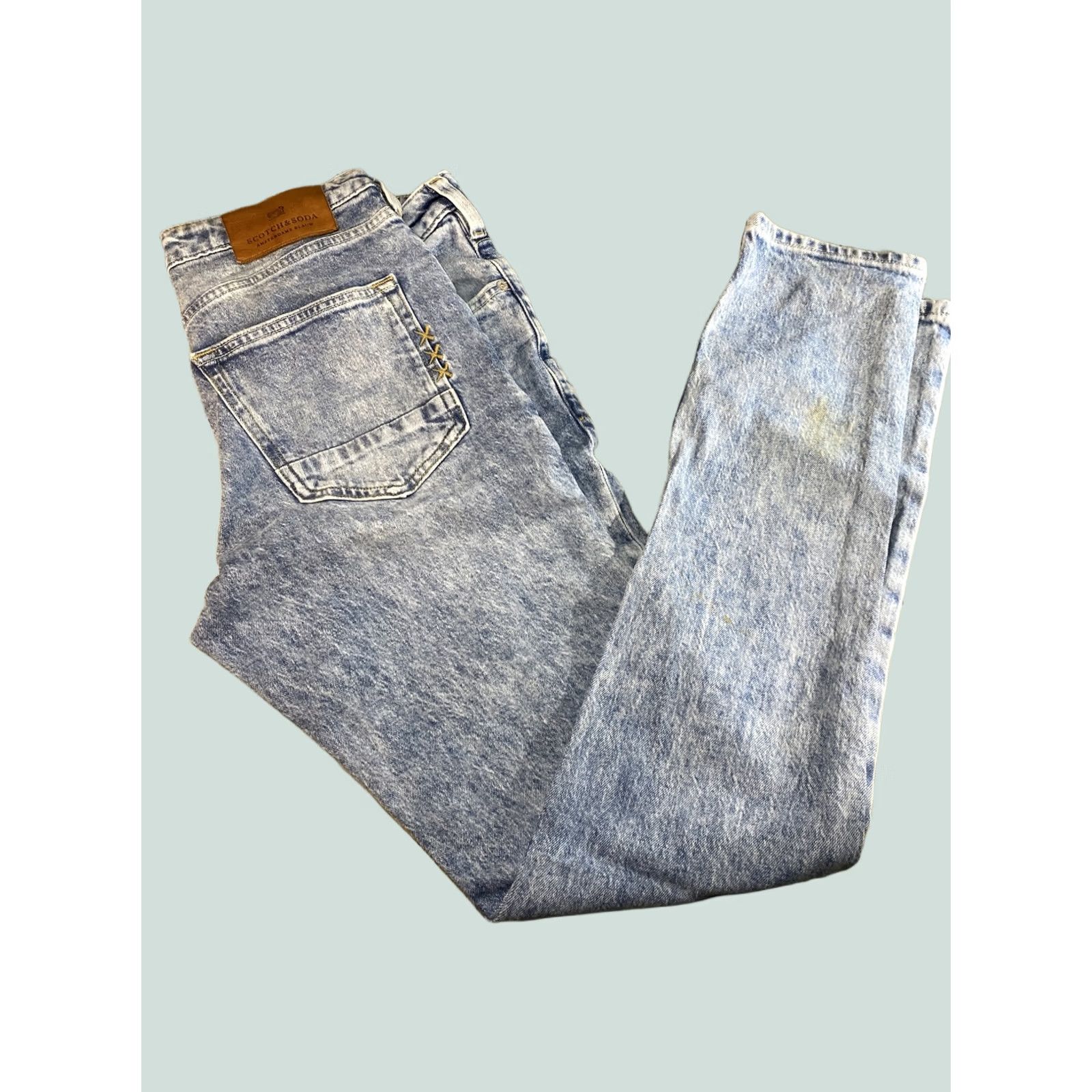 Scotch & Soda Scotch & Soda Jeans Regular Slim 30x32 Men Denim Blue Slim Inseam 32"} Size US 30 / EU 46 - 1 Thumbnail