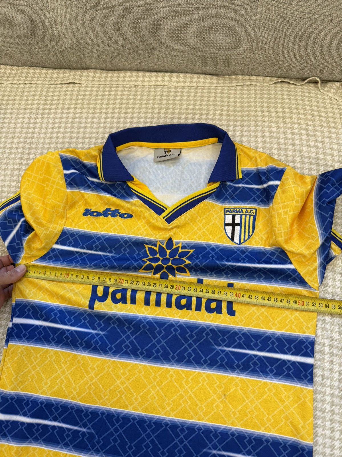 Lotto Sport Vintage Parma A.C. Crespo 8 Lotto Football Soccer Jersey Size US M / EU 48-50 / 2 - 10 Thumbnail