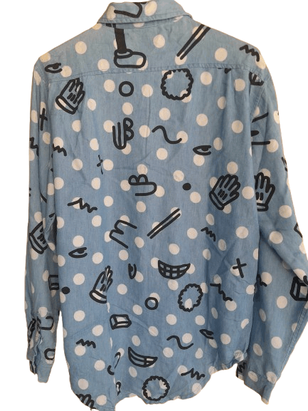 Lazy Oaf Lazy Oaf Bits 'N Bobs Button Down Shirt Size US M / EU 48-50 / 2 - 2 Thumbnail