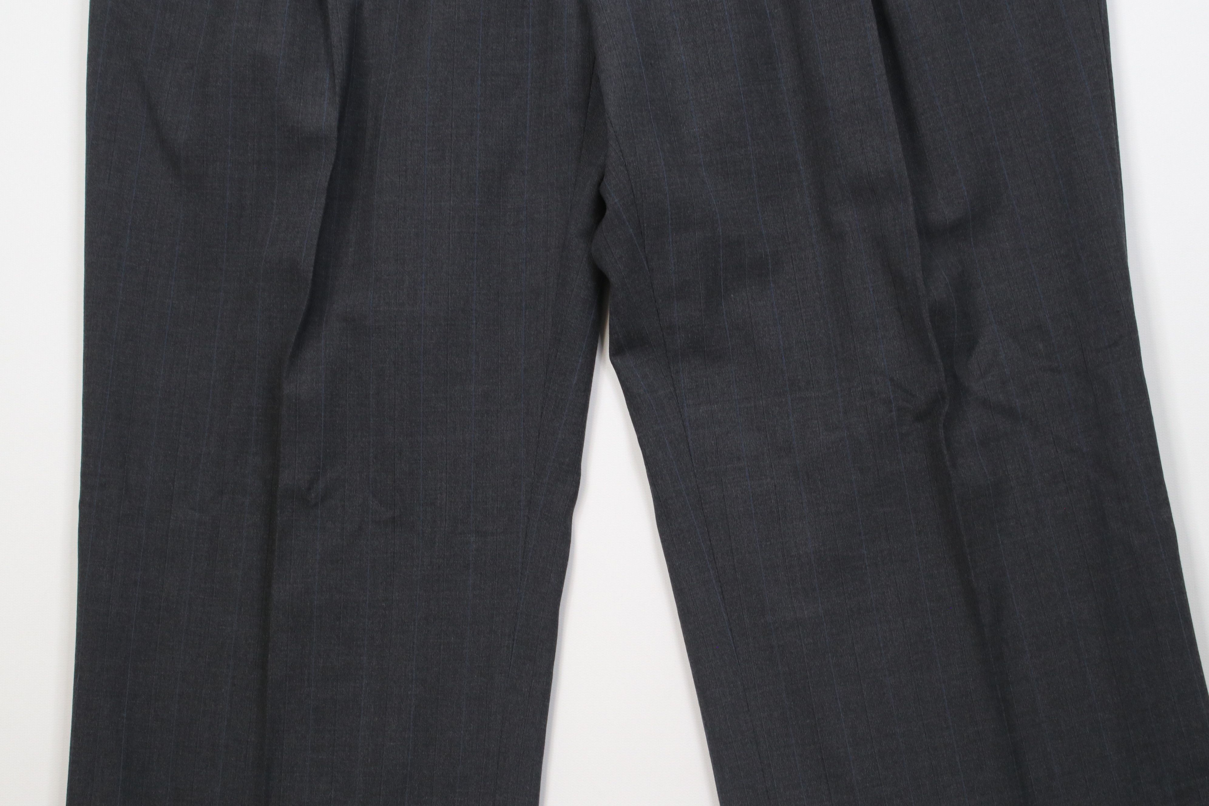 Vintage Vintage 90s Streetwear Wool Blend Knit Wide Leg Chino Pants Size US 36 / EU 52 - 3 Thumbnail