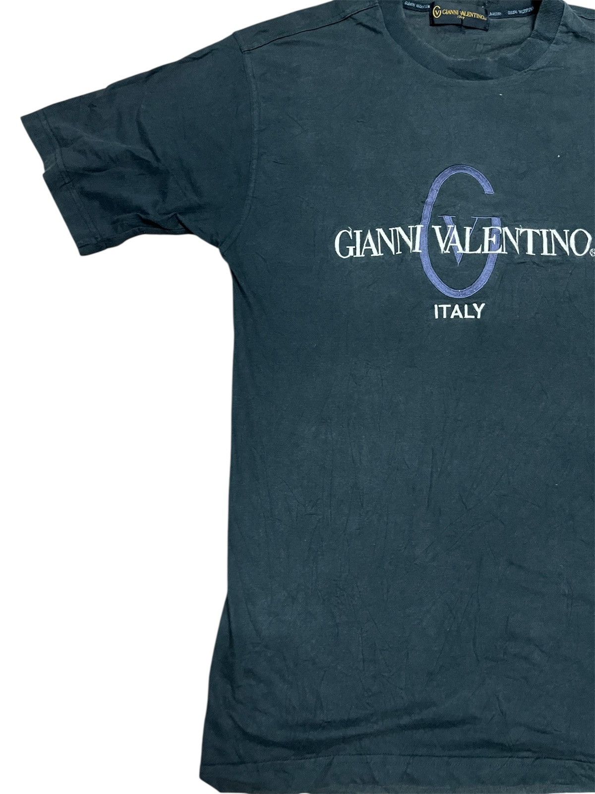 Gianni Valentino 💥True Vintage Gianni VALENTINO Embroidery Big Logo Size US M / EU 48-50 / 2 - 3 Thumbnail
