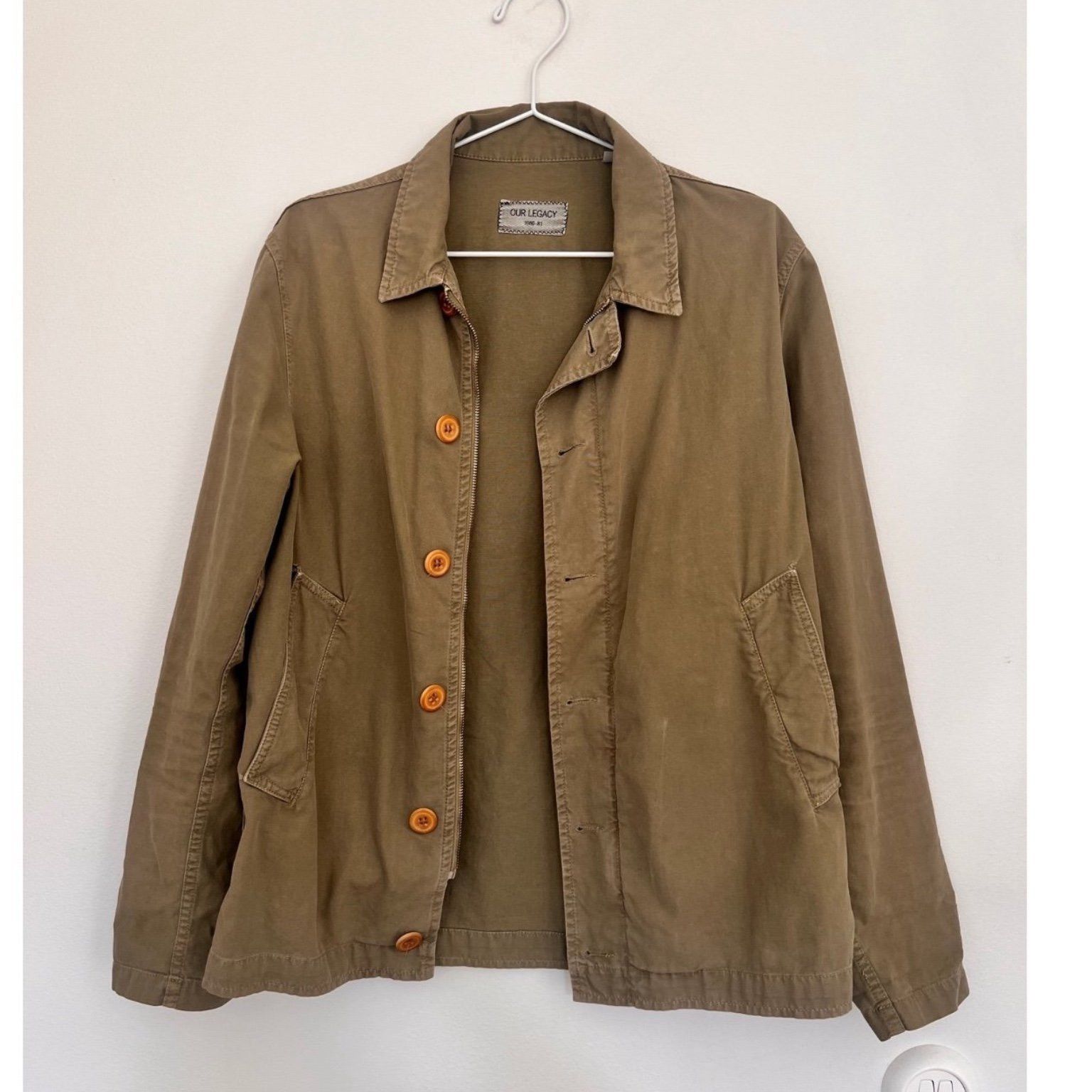 Our Legacy Our Legacy Vintage Olive Jacket Size US S / EU 44-46 / 1 - 1 Thumbnail