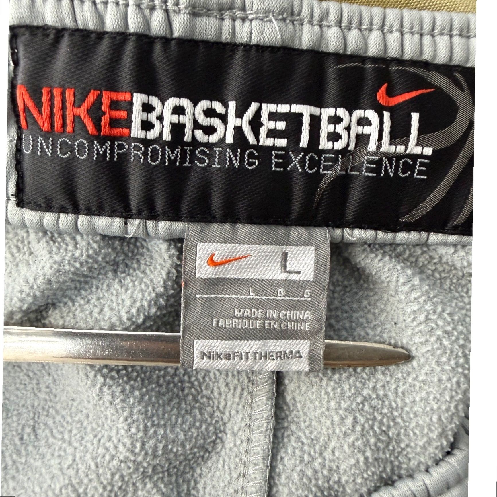 Nike Nike Kobe Bryant Basketball Warm Up Pants Grey Black 286037-070 Mens L Size US 33 - 3 Thumbnail