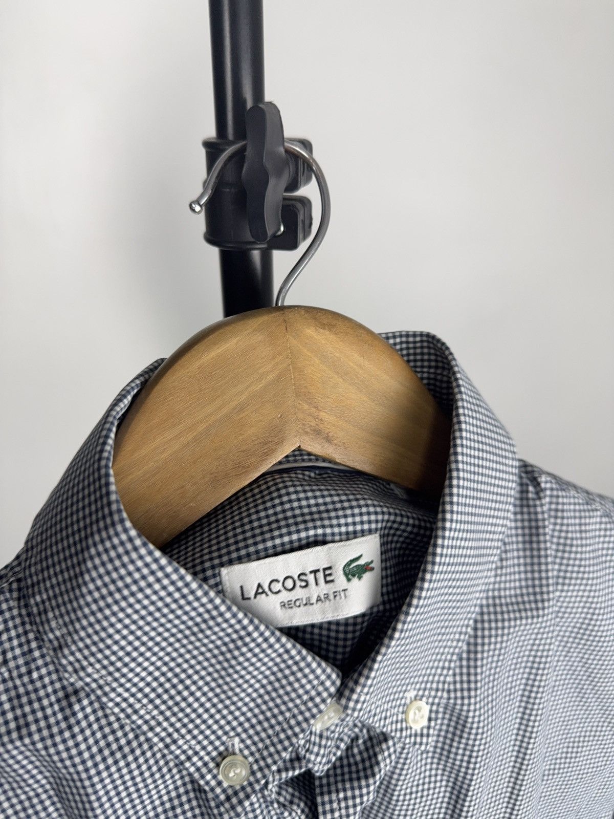 Lacoste Luxury 00s Lacoste Gingham Check Button Down Shirt Mens S Size US S / EU 44-46 / 1 - 5 Thumbnail