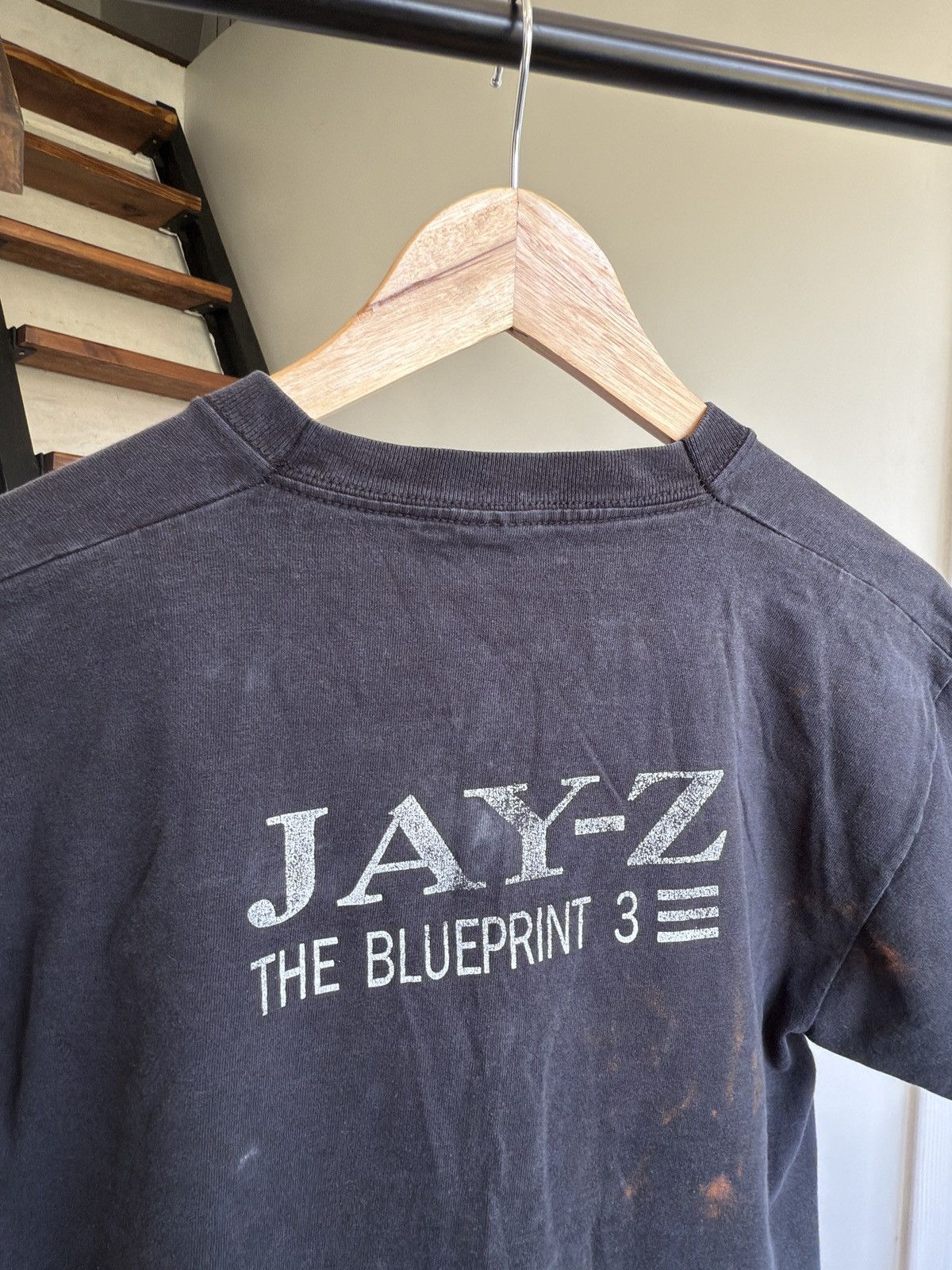Jay-Z Vintage Jay Z Y2K Big Print Shirt Rap Tee The Blueprint Rare Size US S / EU 44-46 / 1 - 7 Thumbnail