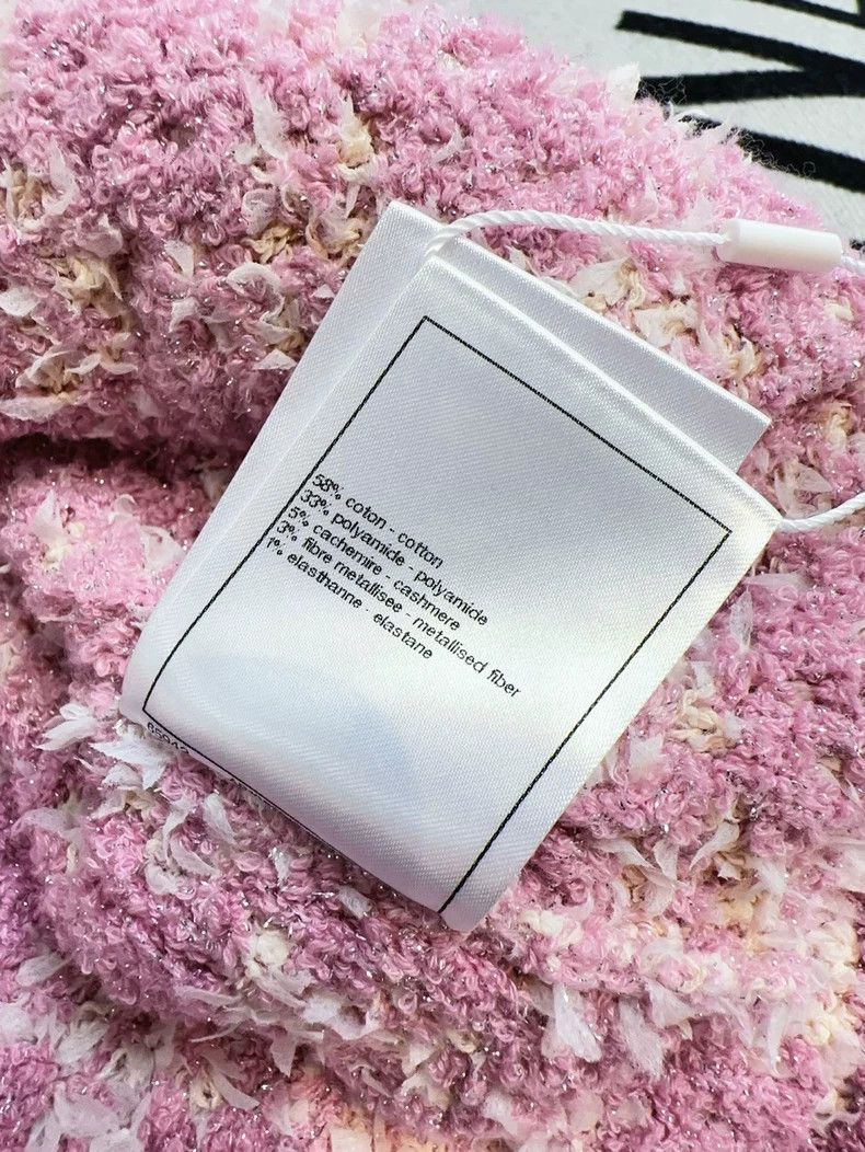 Chanel Chanel 23S spring and summer pink white checkerboard diamo Size S / US 4 / IT 40 - 6 Thumbnail