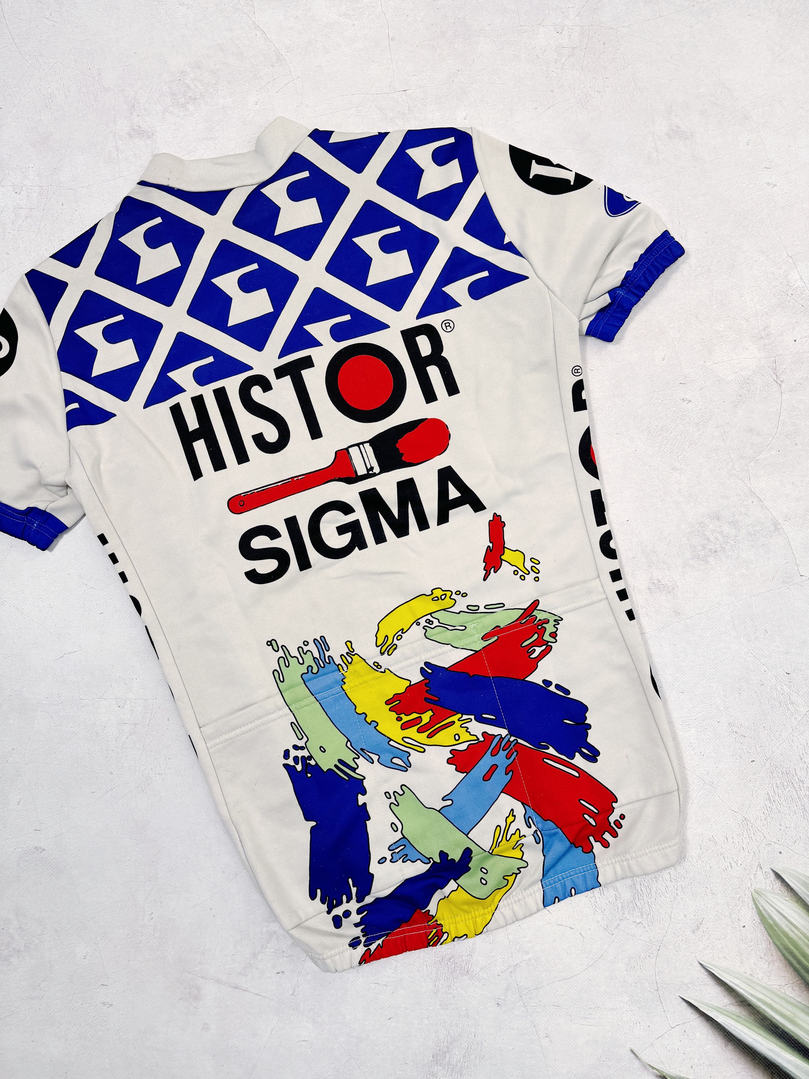 Vintage 1990 Histor Sigma KB Ford Cycling Jersey Size US M / EU 48-50 / 2 - 12 Thumbnail