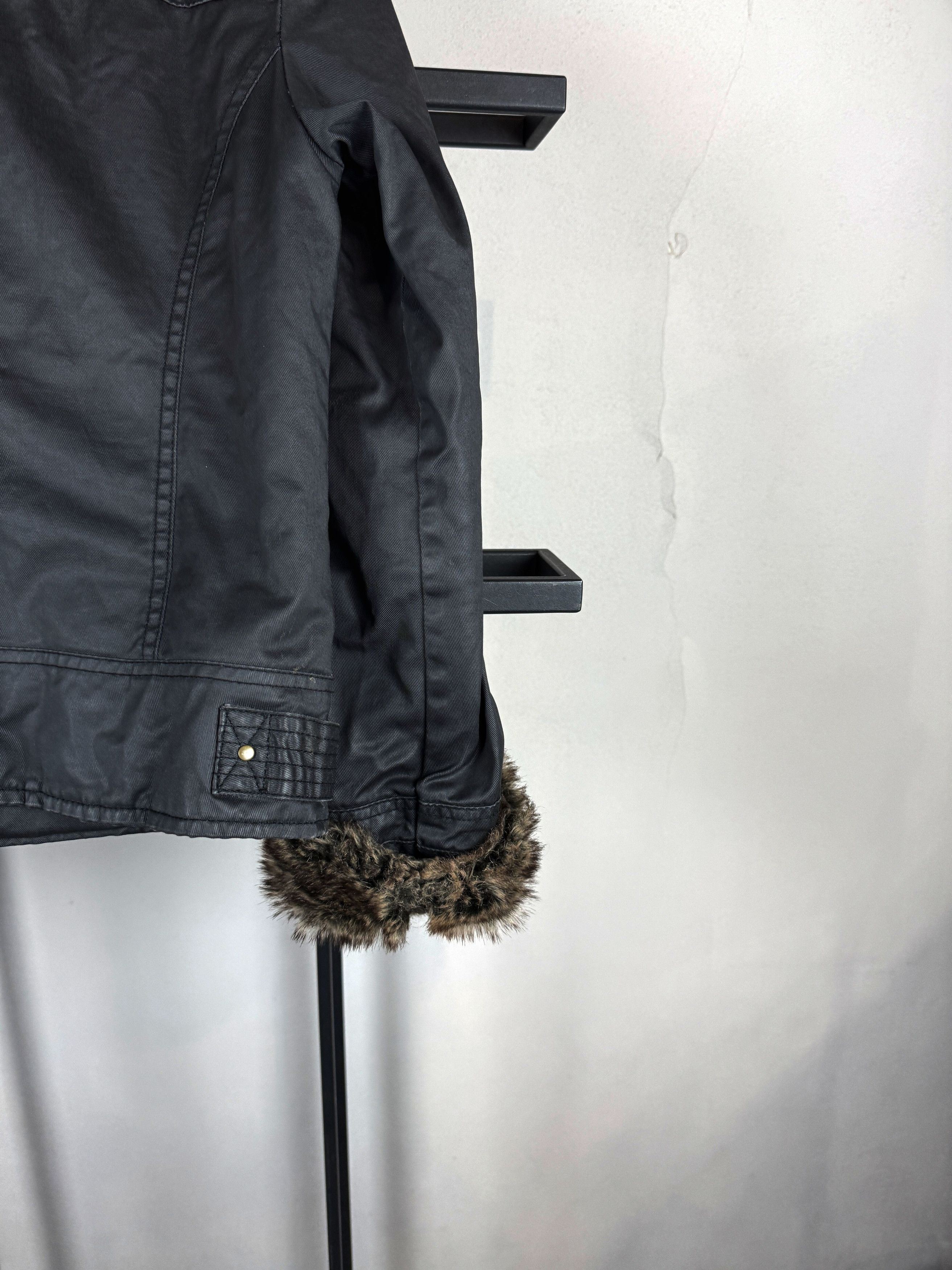 Yohji Yamamoto Streetwear Japanese Hysteric Style Denim Fur Jacket Y2K Size US S / EU 44-46 / 1 - 9 Thumbnail
