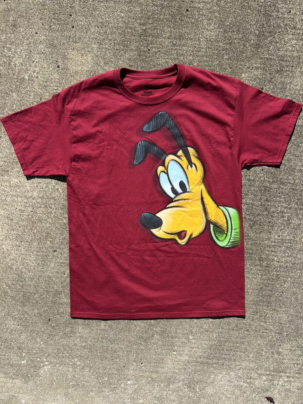 Disney Vintage Disney Pluto Sketch Tee Size US L / EU 52-54 / 3 - 1 Thumbnail