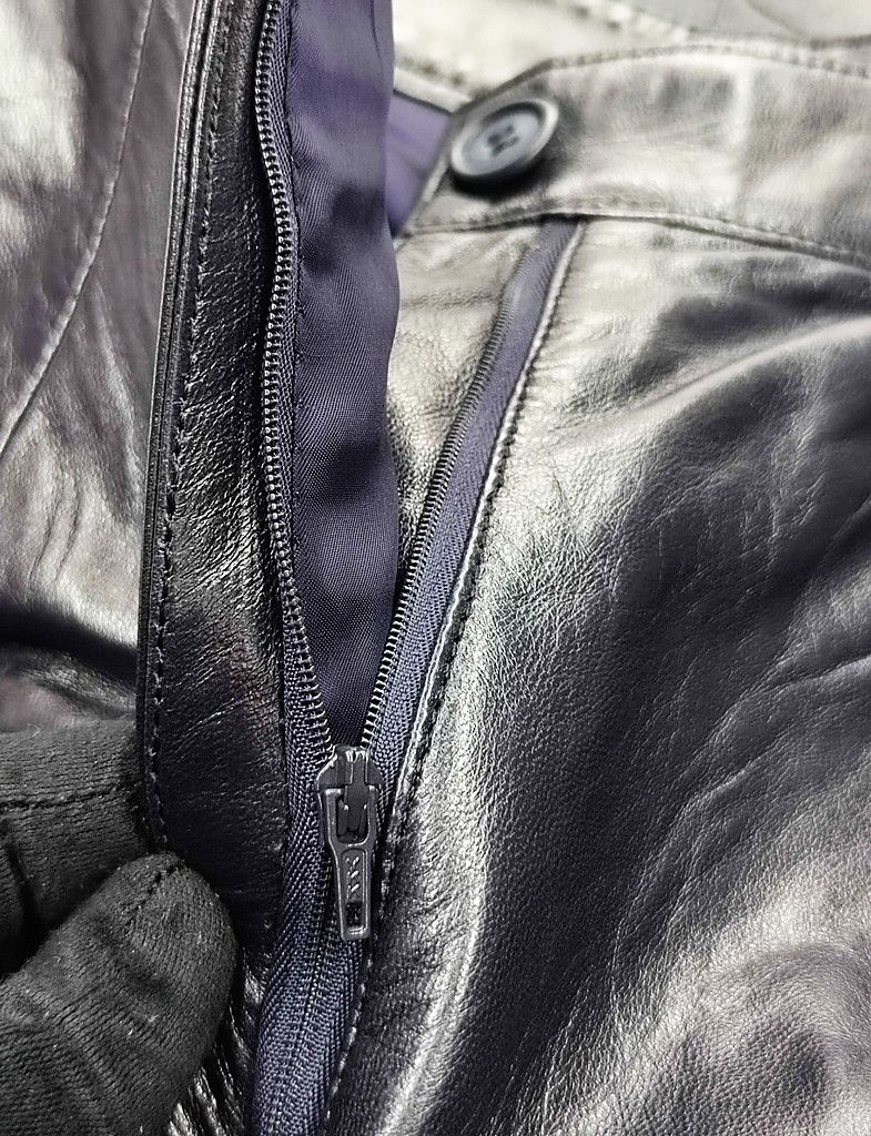 Genuine Leather MONDRIAN full leather black biker pant waist 27 inch Size 27" / US 4 / IT 40 - 9 Thumbnail