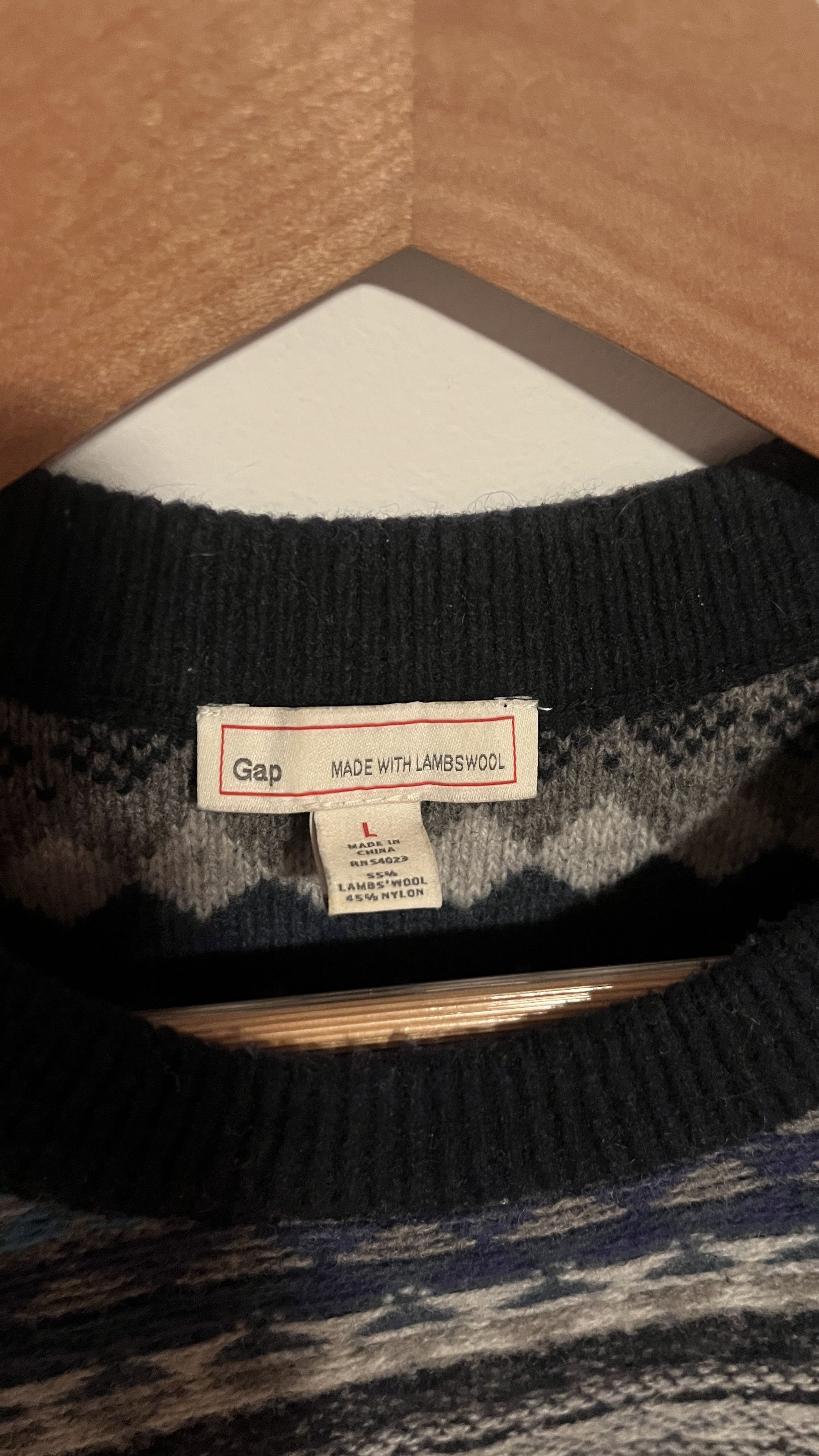 Gap Gap Fair Isle Vintage Sweater Size US L / EU 52-54 / 3 - 4 Thumbnail