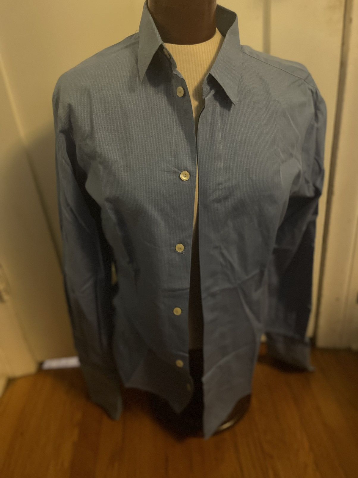 Dolce & Gabbana Vintage Dolce & Gabbana Blue Button Down Size M 34 | 38 Size US M / EU 48-50 / 2 - 1 Thumbnail