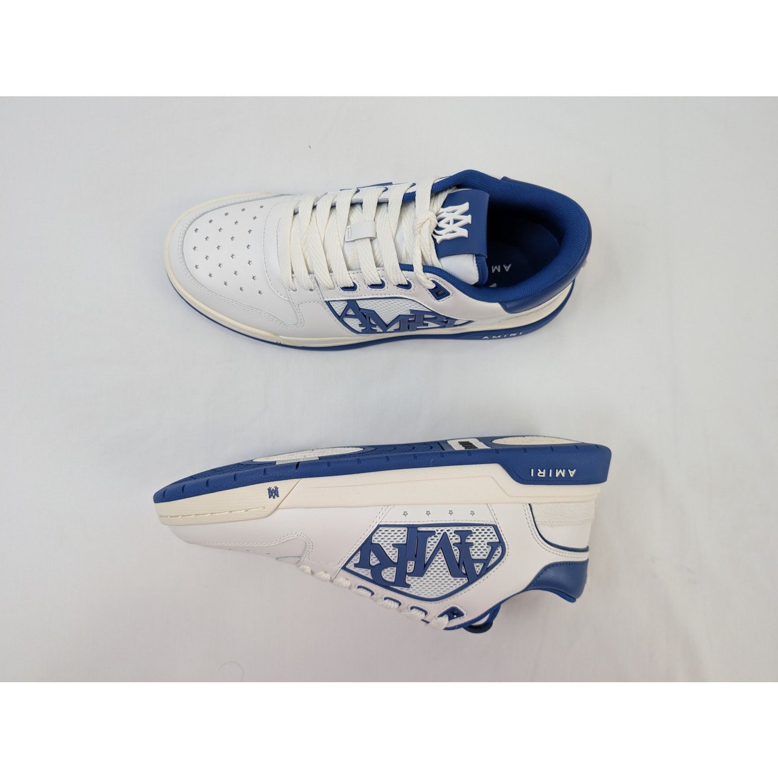 Amiri o1rshd1 Classic Low top Sneakers in White/Blue Size US 13 / EU 46 - 1 Thumbnail