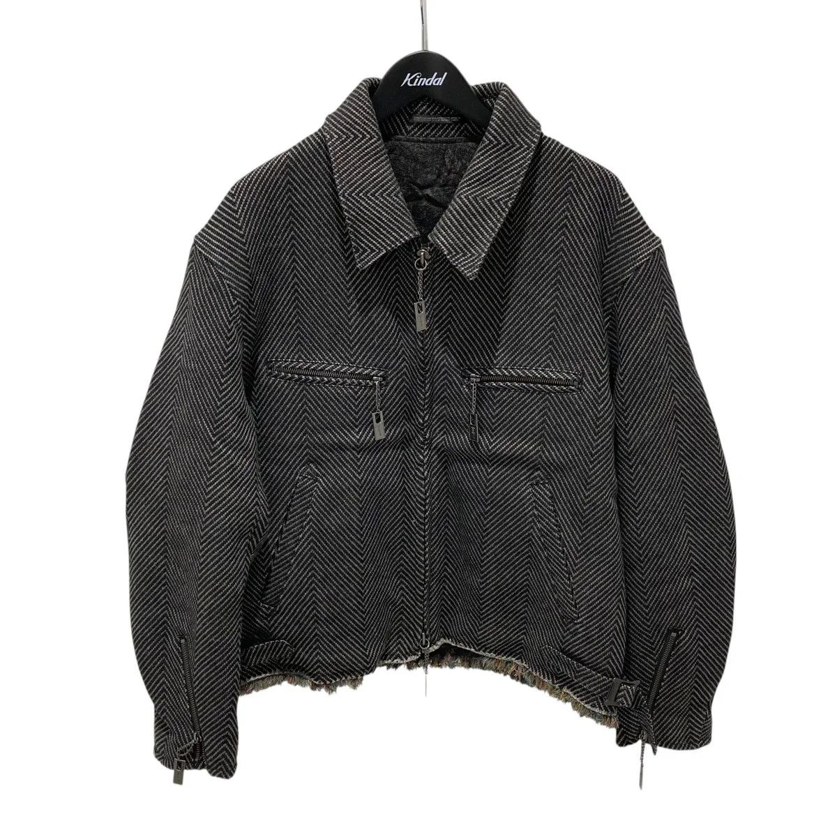 Yohji Yamamoto Yohji Yamamoto pour homme HEM FRINGE BOUSON Size US XXL / EU 58 / 5 - 1 Thumbnail