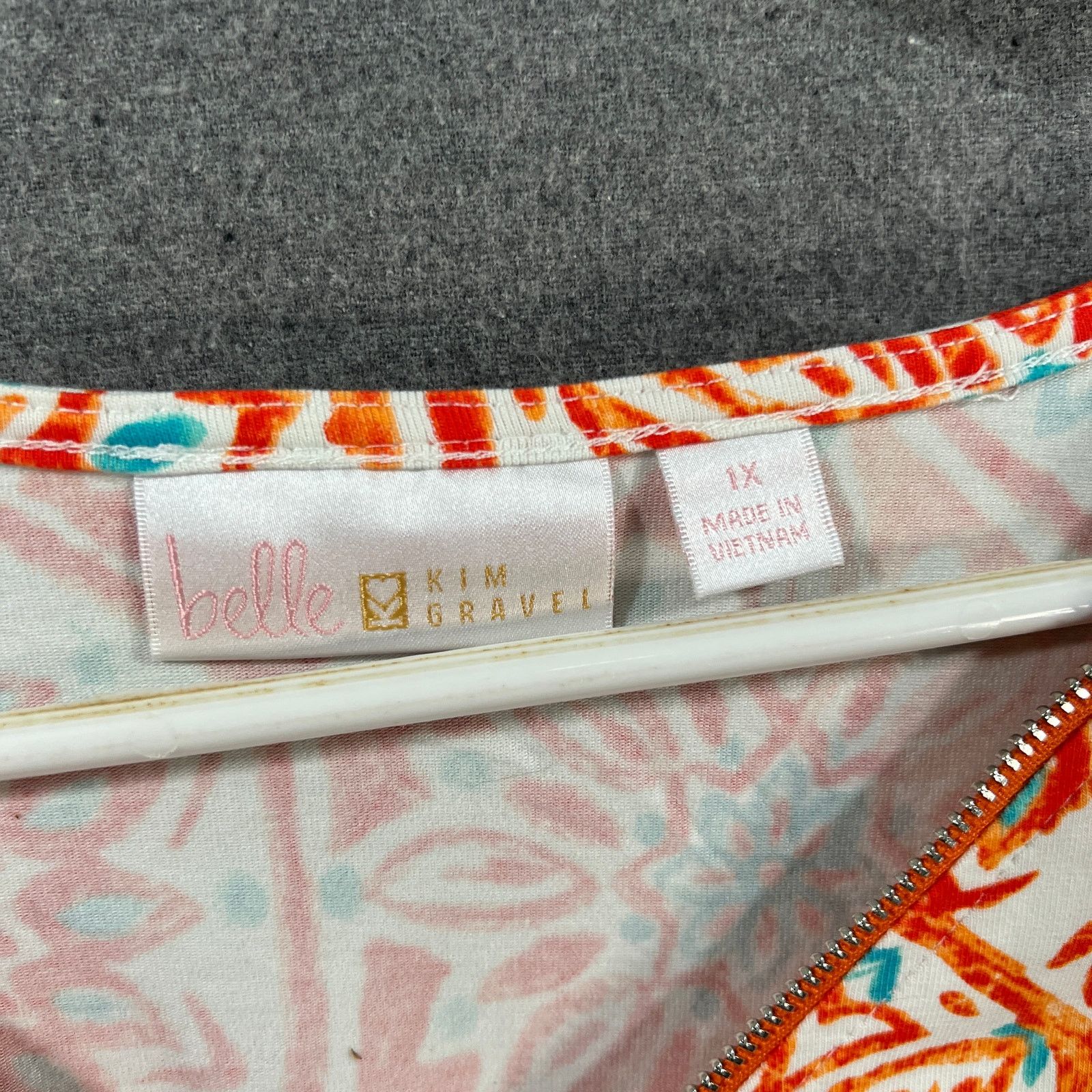 Other Belle by Kim Gravel TripleLuxe Knit Signature Zip Printed To Size XL / US 12-14 / IT 48-50 - 3 Thumbnail