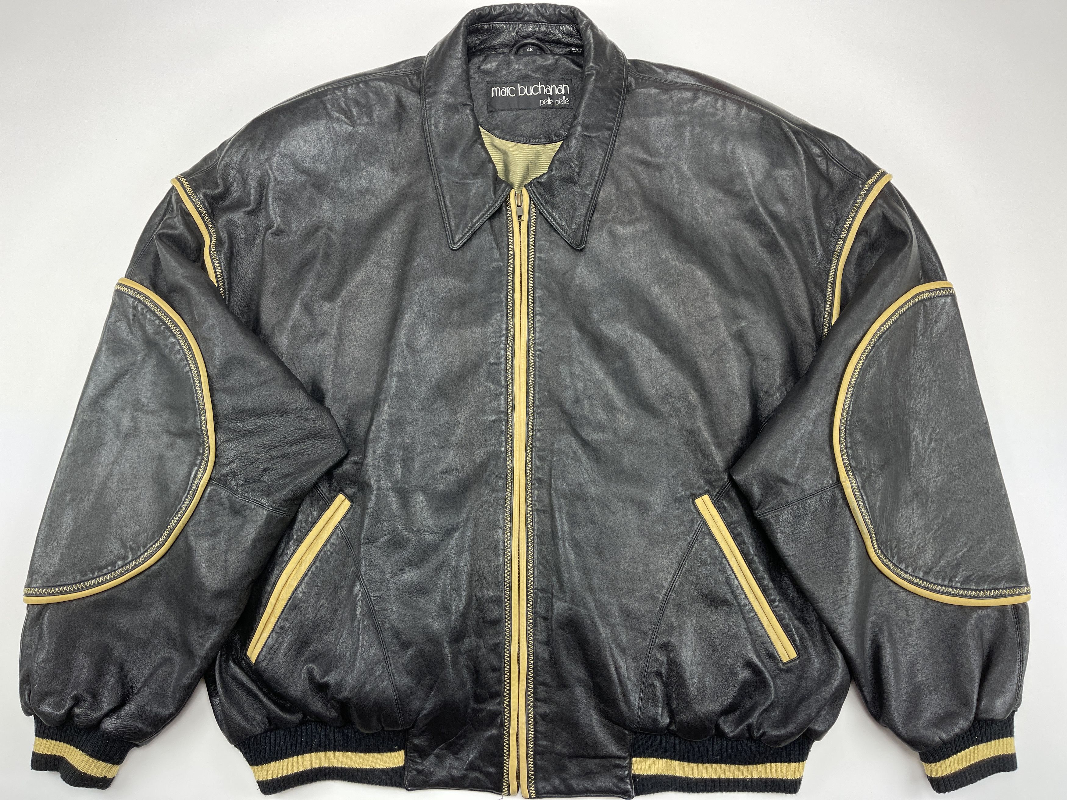 Pelle Pelle Pelle Pelle leather jacket Soda Club vintage Marc Buchanan L Size US L / EU 52-54 / 3 - 3 Thumbnail