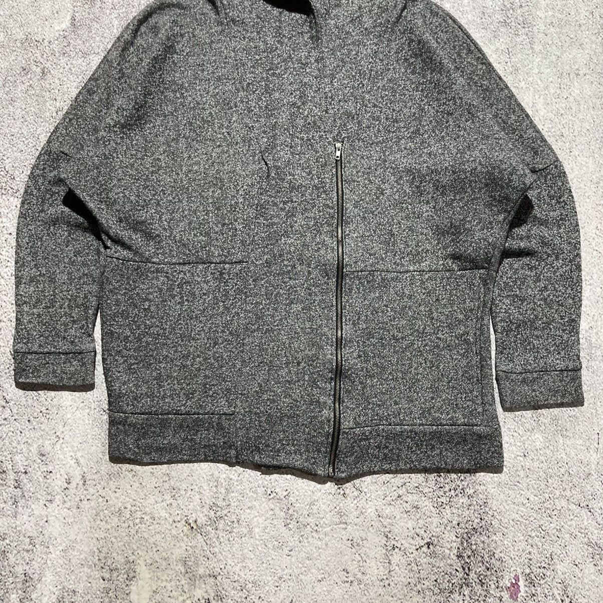 Japanese Brand 2000s Igni Knitted Ziphoodie Beauty Beast Lgb Charcoal Size US XL / EU 56 / 4 - 6 Thumbnail